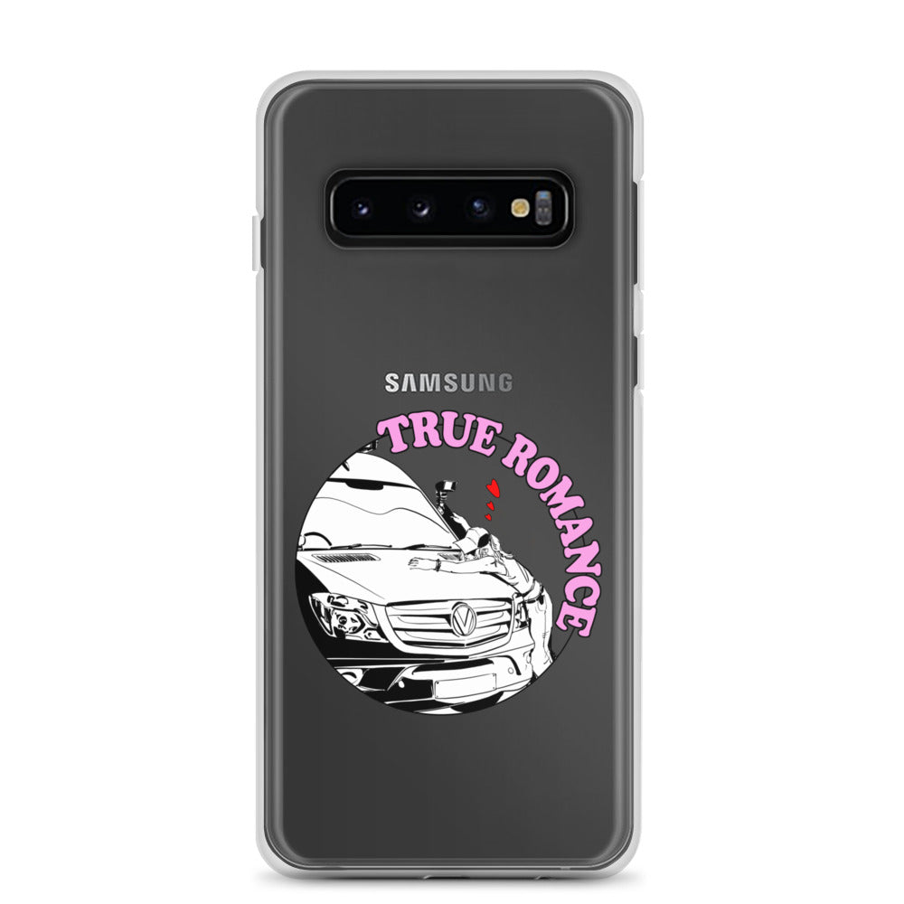 Clear Case for Samsung® with “True Romance” (F) logo