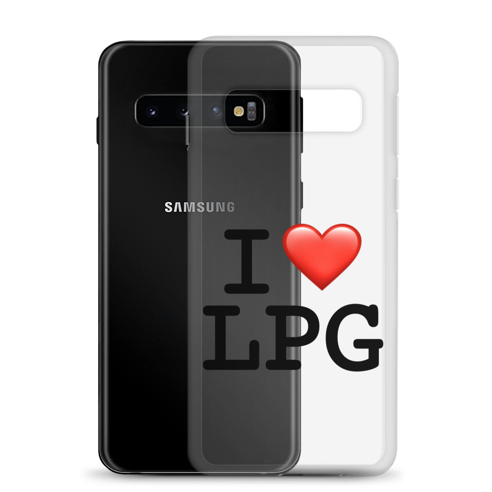 Clear Case for Samsung® with “I H LPG” logo