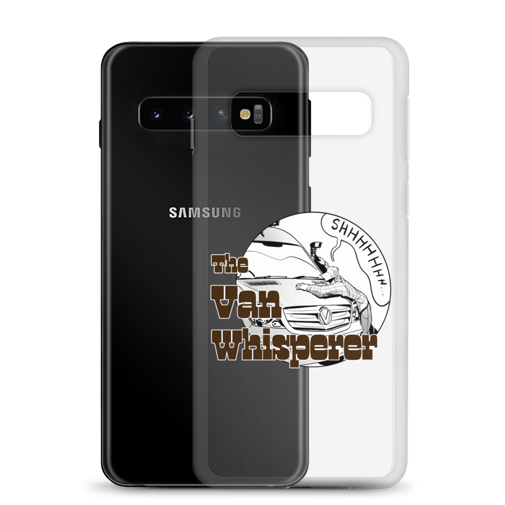 Clear Case for Samsung® with “The Van Whisperer” (M) logo