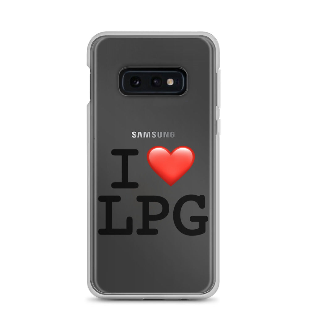 Clear Case for Samsung® with “I H LPG” logo