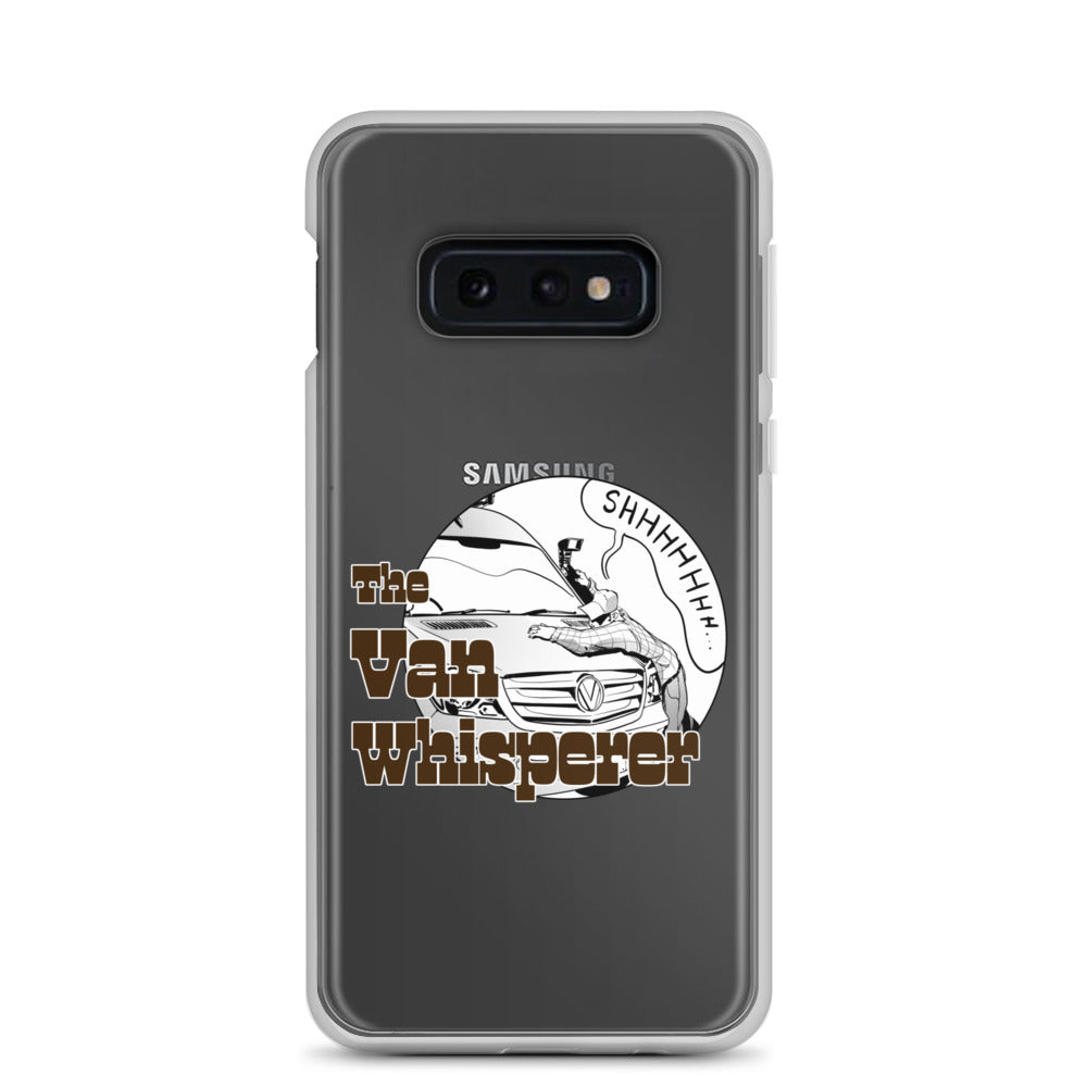 Clear Case for Samsung® with “The Van Whisperer” (M) logo