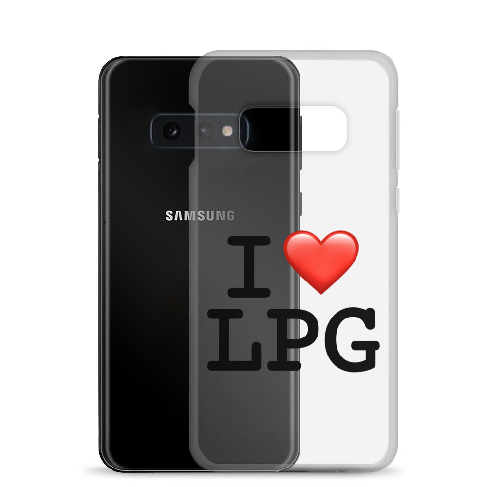 Clear Case for Samsung® with “I H LPG” logo