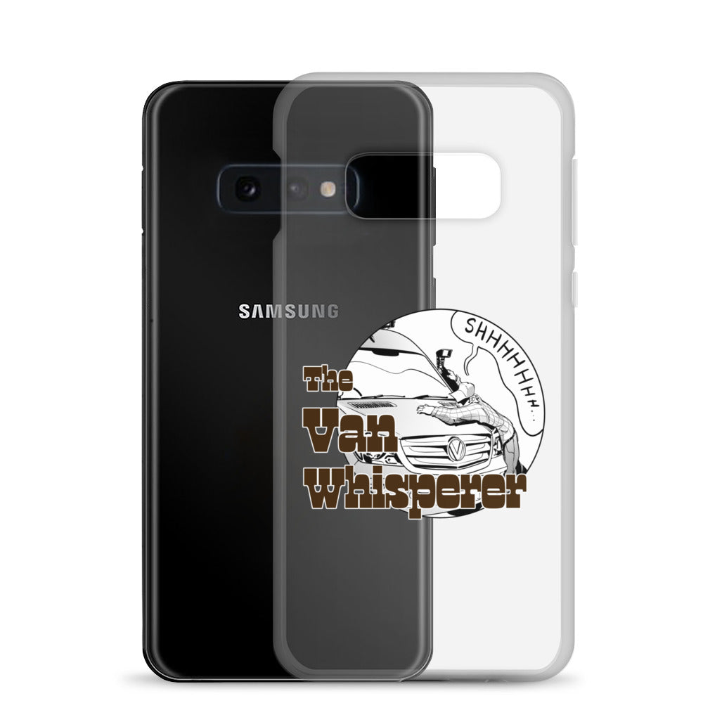 Clear Case for Samsung® with “The Van Whisperer” (M) logo