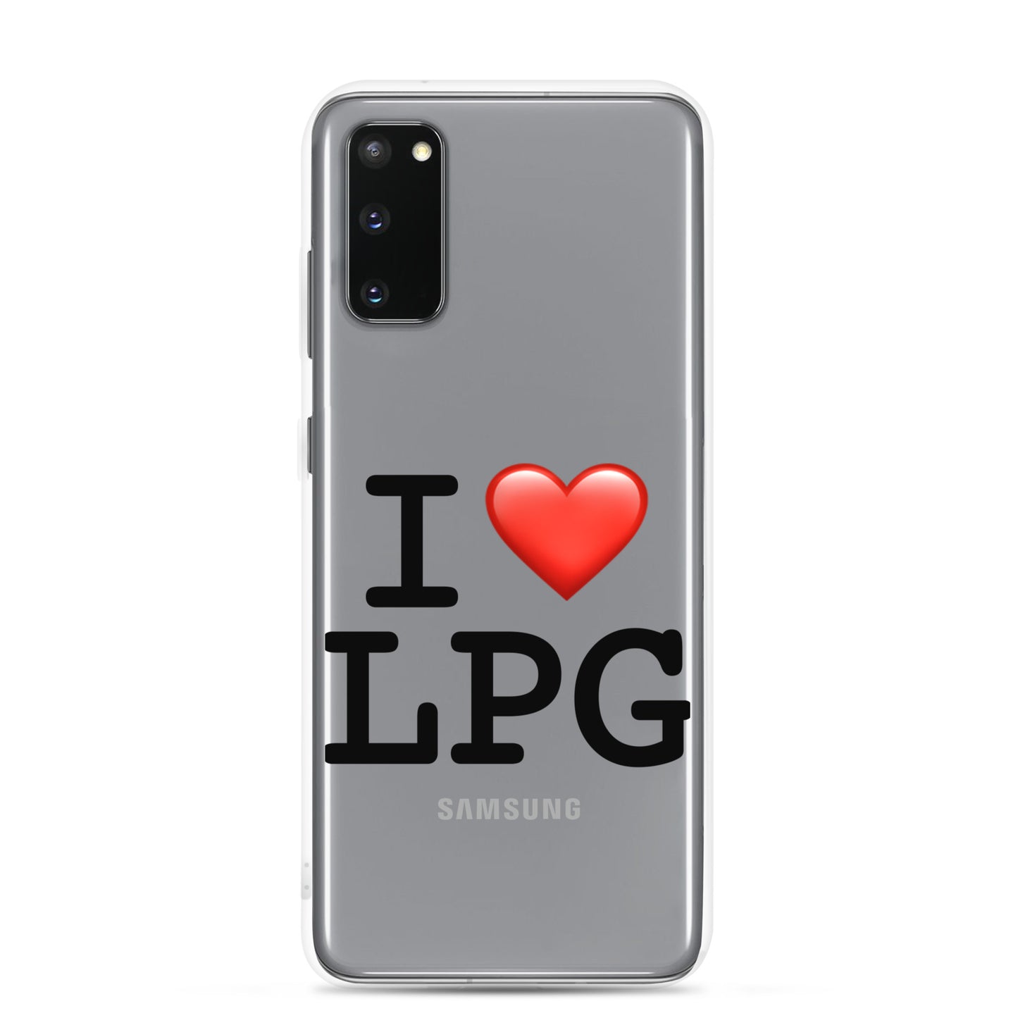 Clear Case for Samsung® with “I H LPG” logo