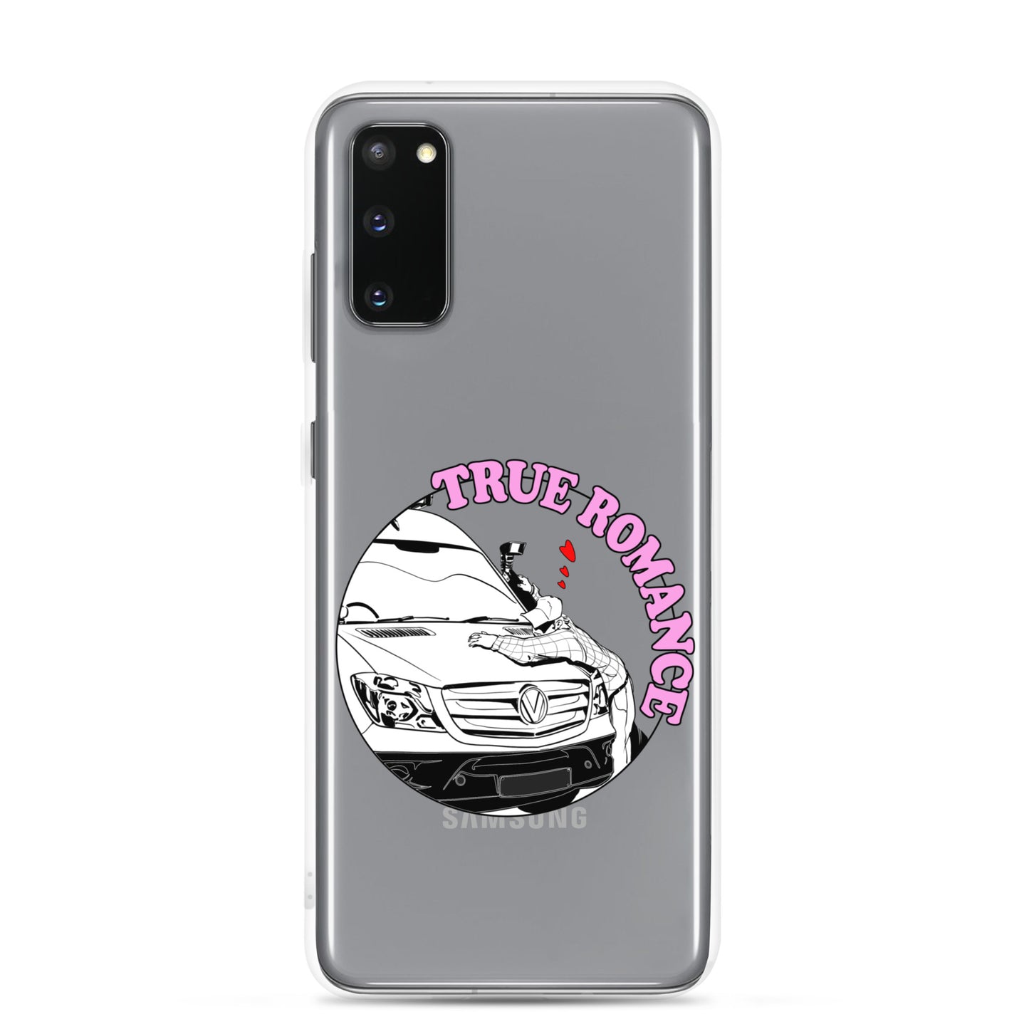 Clear Case for Samsung® with “True Romance” (M) logo