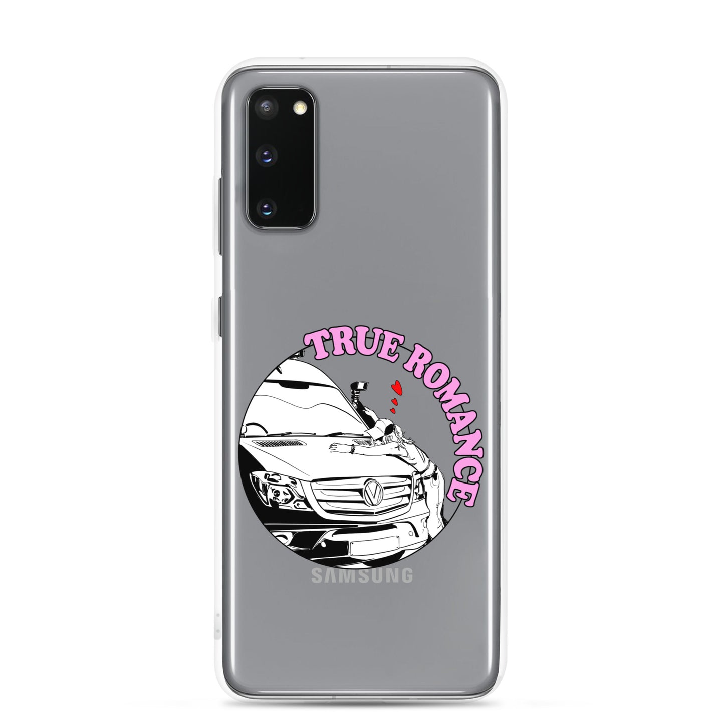 Clear Case for Samsung® with “True Romance” (F) logo