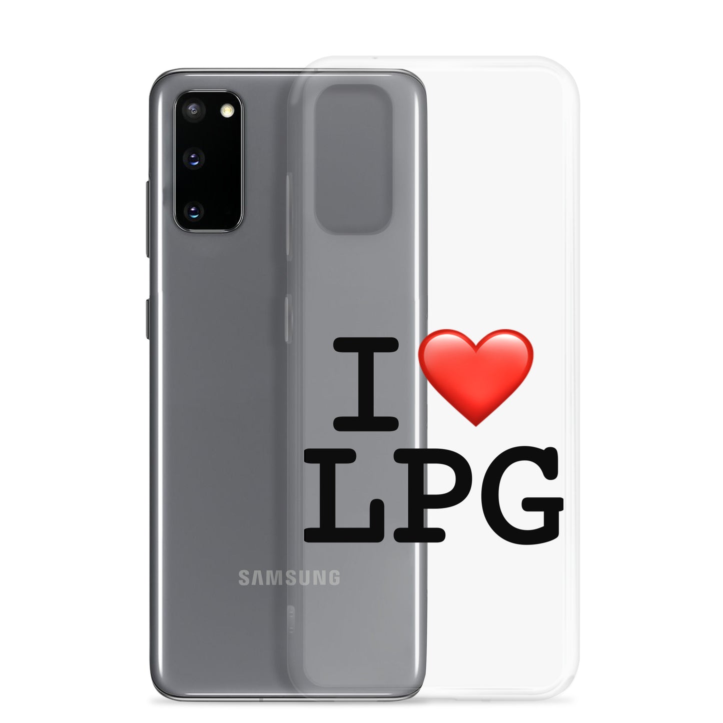 Clear Case for Samsung® with “I H LPG” logo