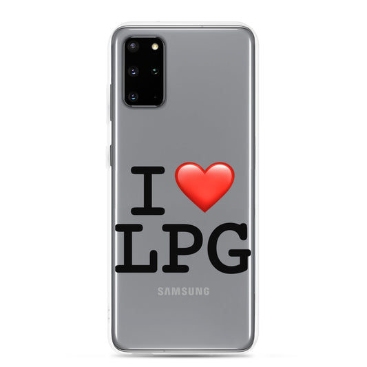 Clear Case for Samsung® with “I H LPG” logo