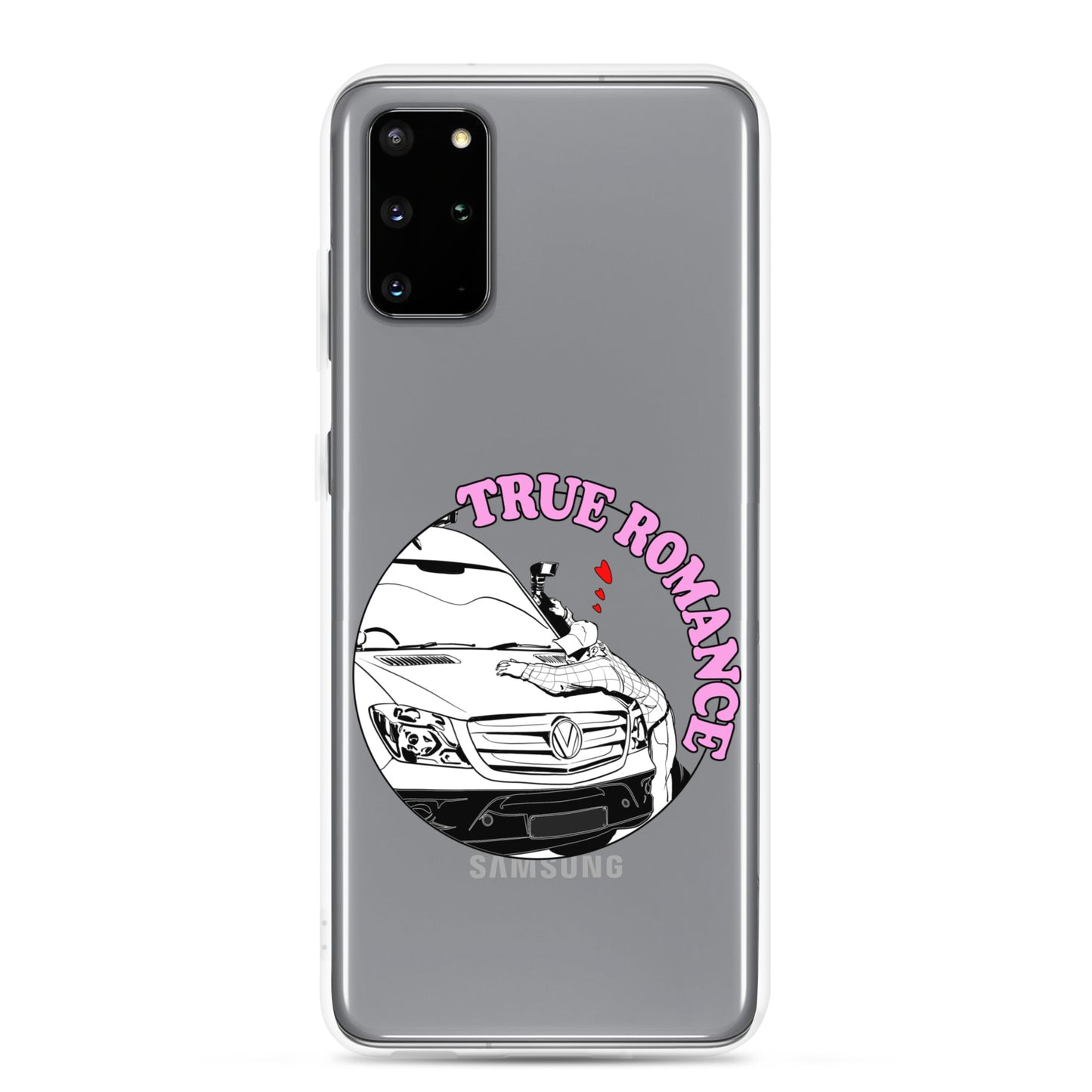 Clear Case for Samsung® with “True Romance” (M) logo