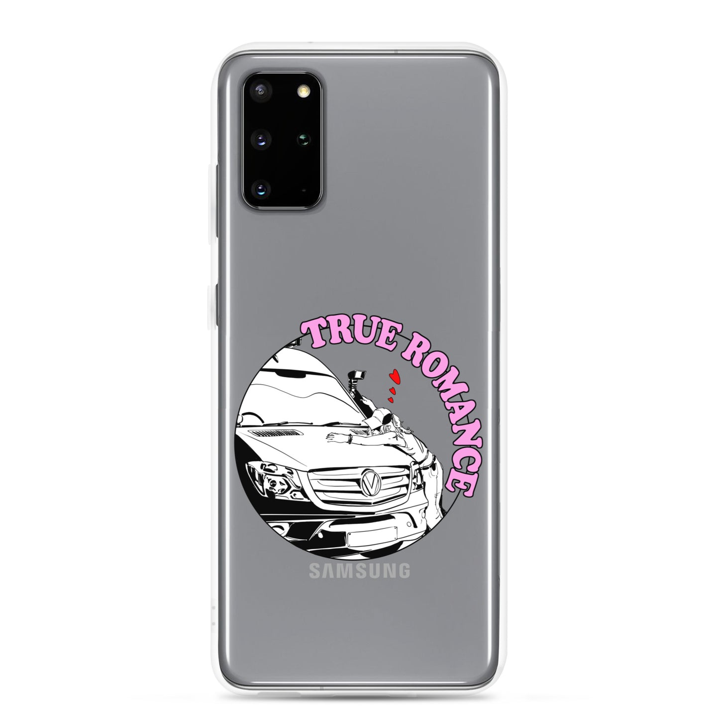 Clear Case for Samsung® with “True Romance” (F) logo