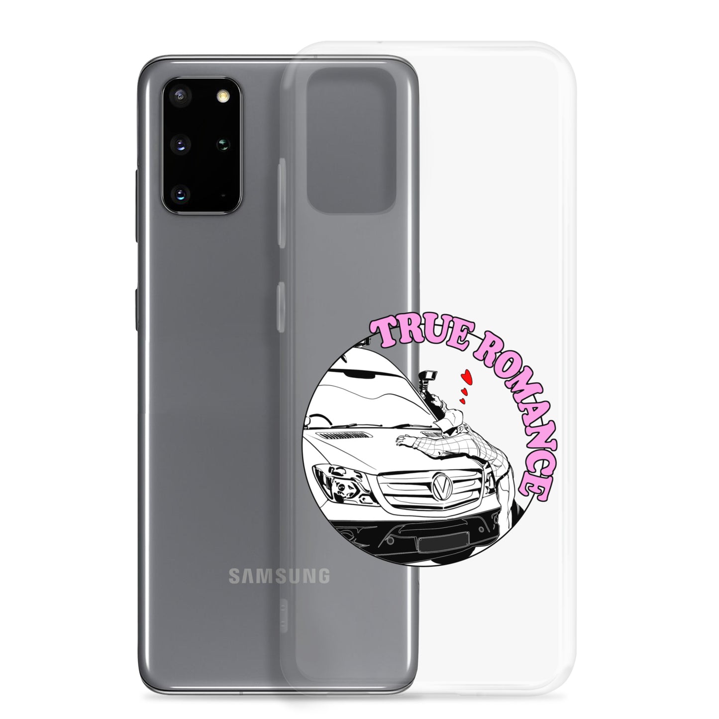 Clear Case for Samsung® with “True Romance” (M) logo