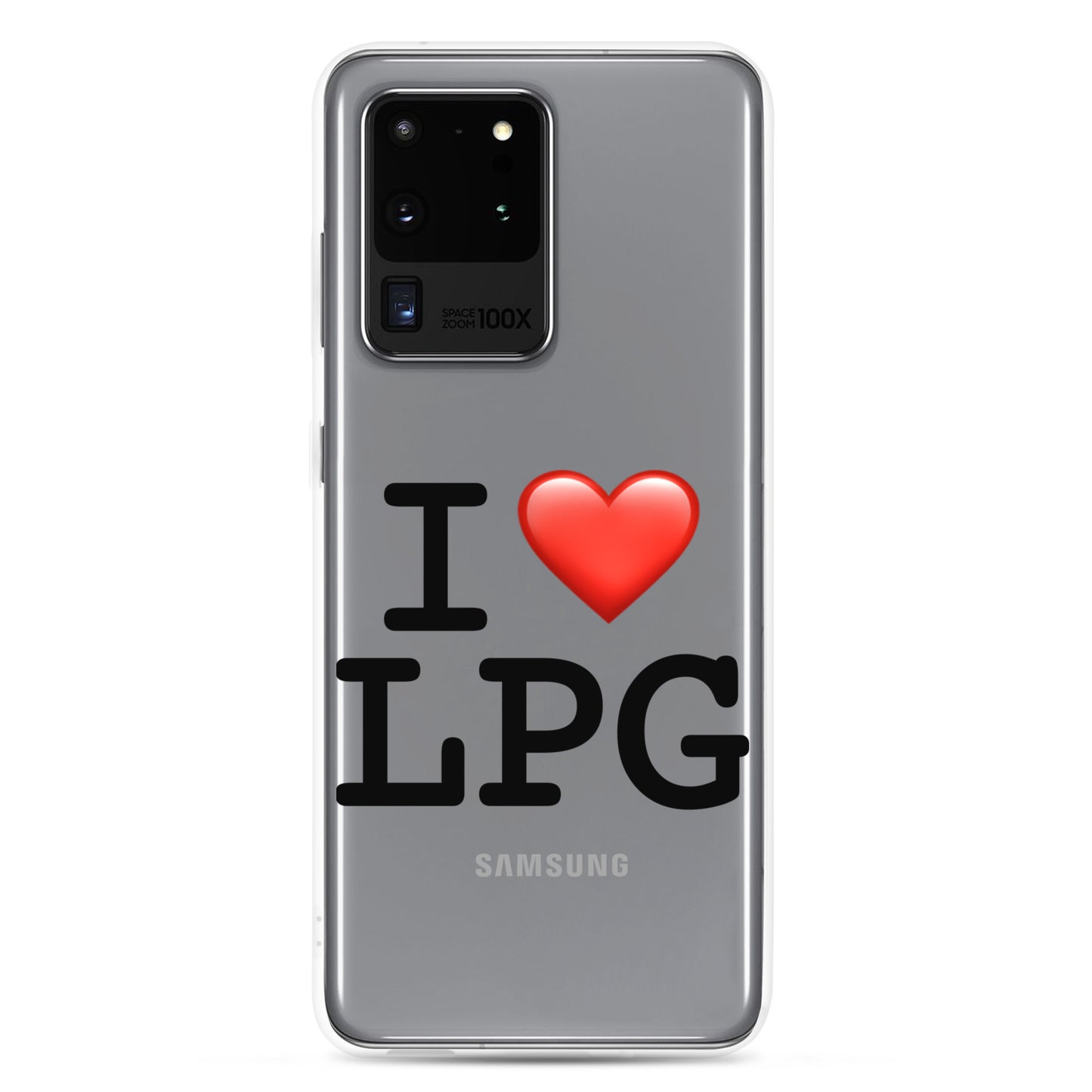 Clear Case for Samsung® with “I H LPG” logo