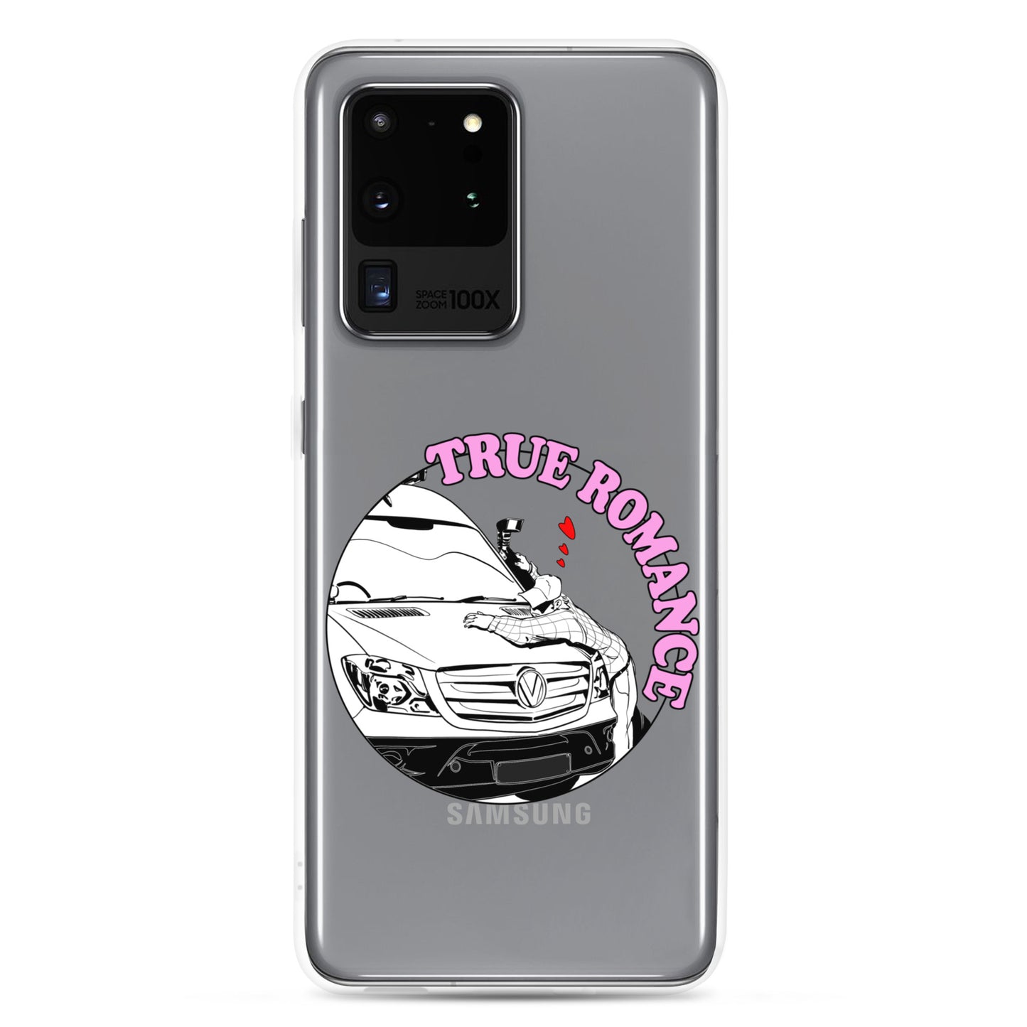 Clear Case for Samsung® with “True Romance” (M) logo