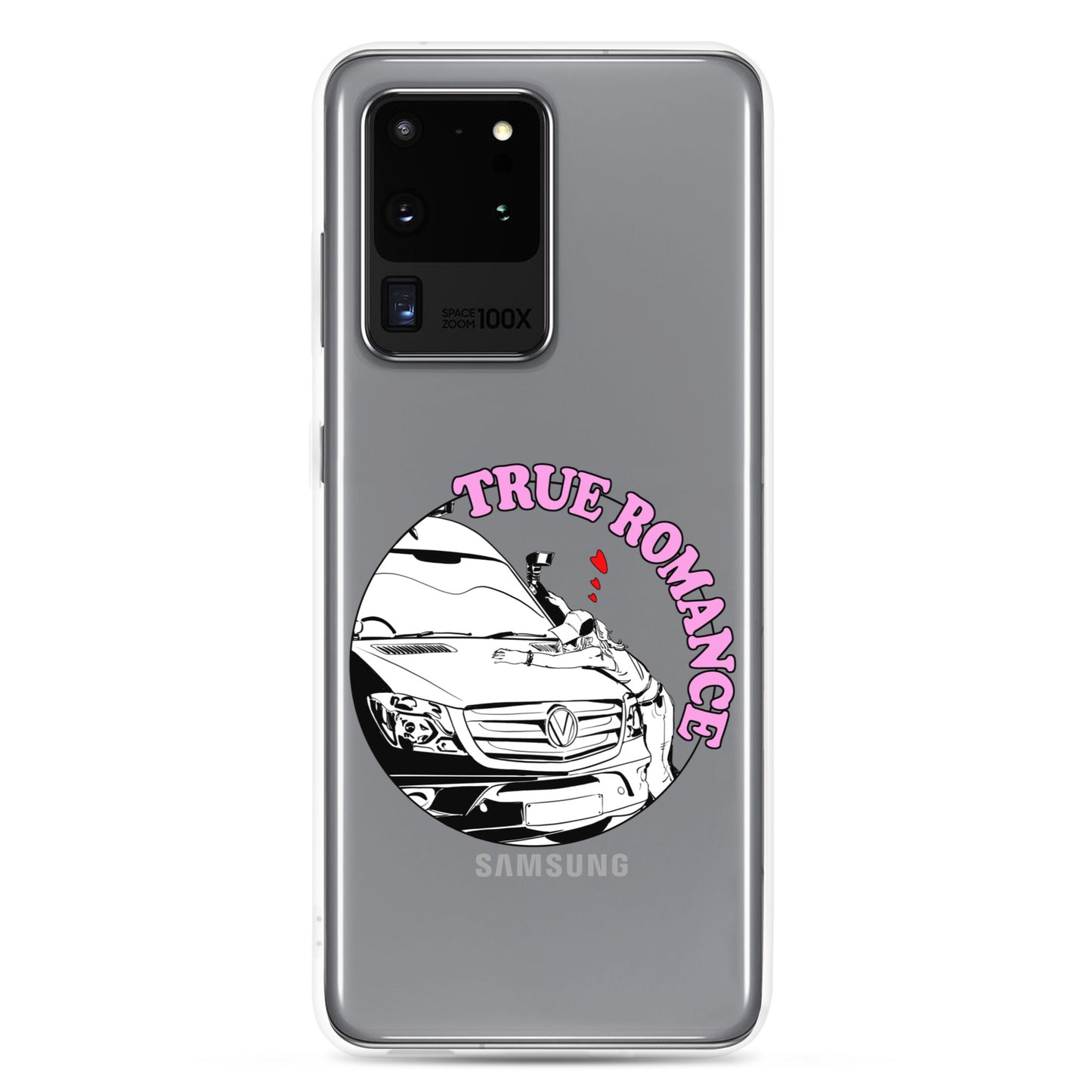 Clear Case for Samsung® with “True Romance” (F) logo