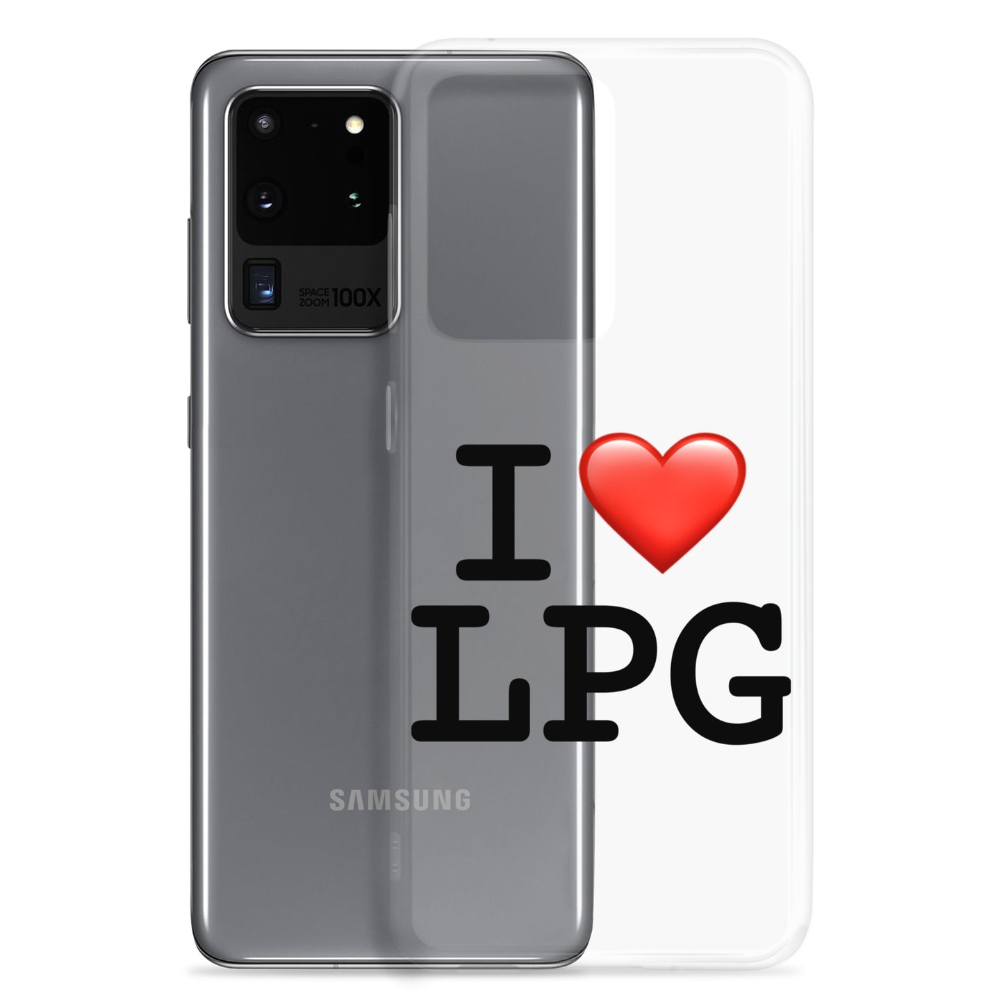 Clear Case for Samsung® with “I H LPG” logo