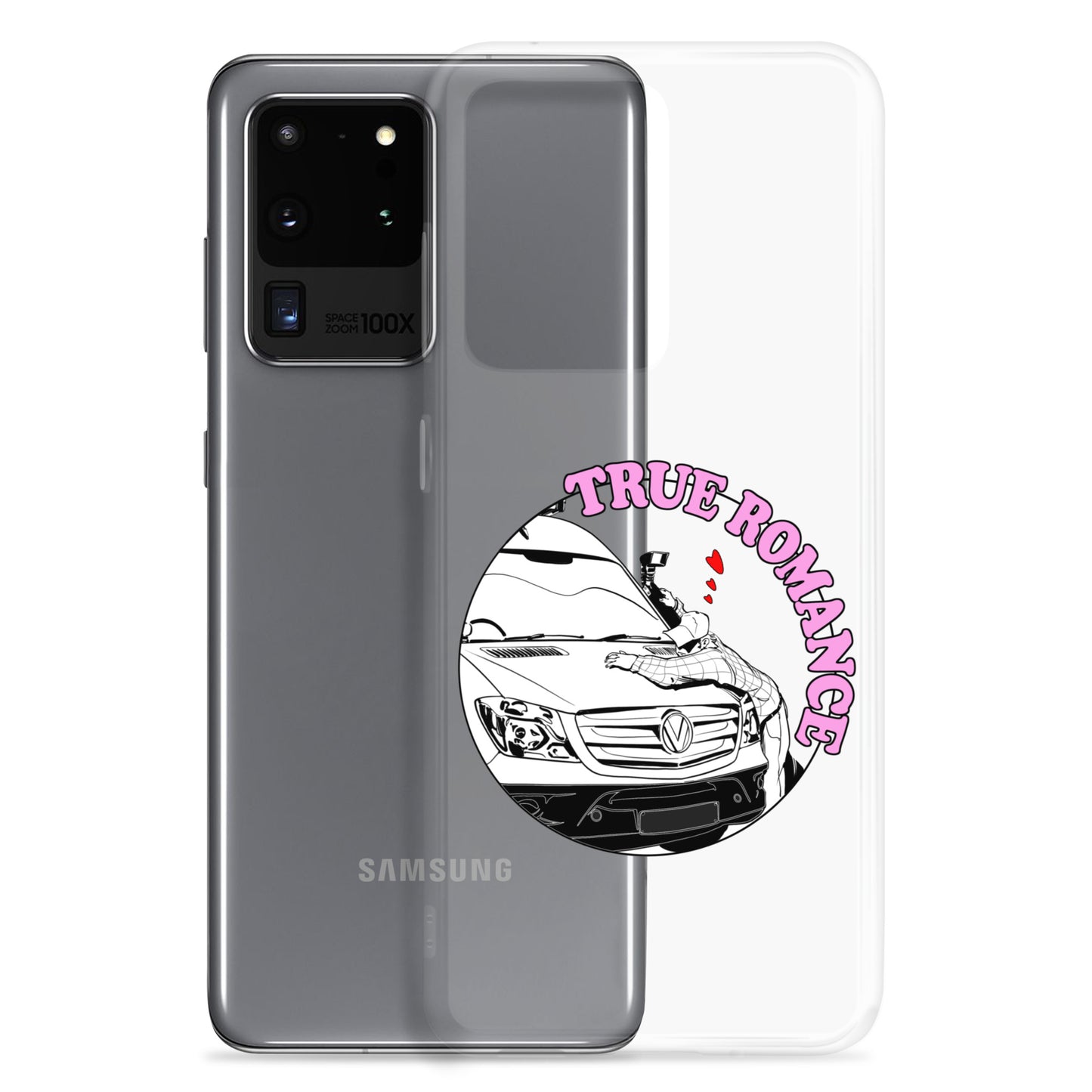 Clear Case for Samsung® with “True Romance” (M) logo