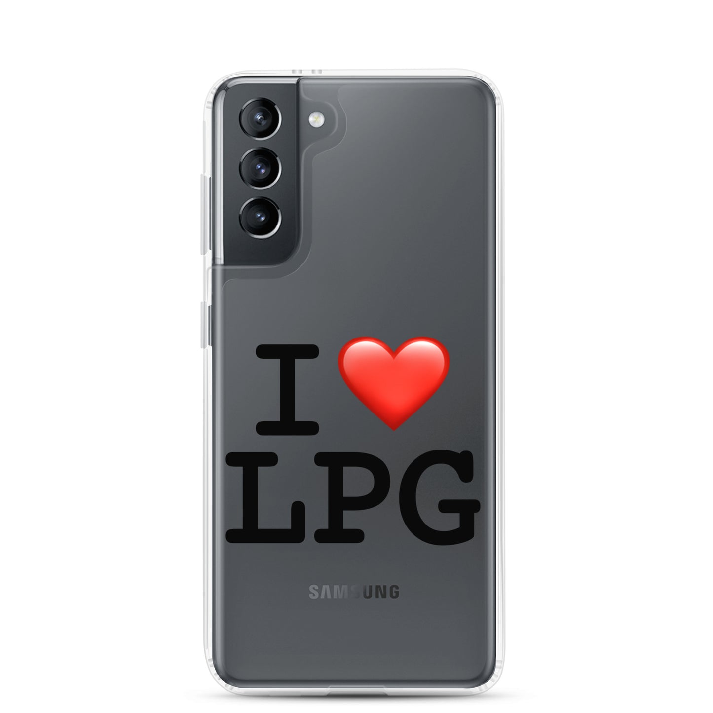 Clear Case for Samsung® with “I H LPG” logo