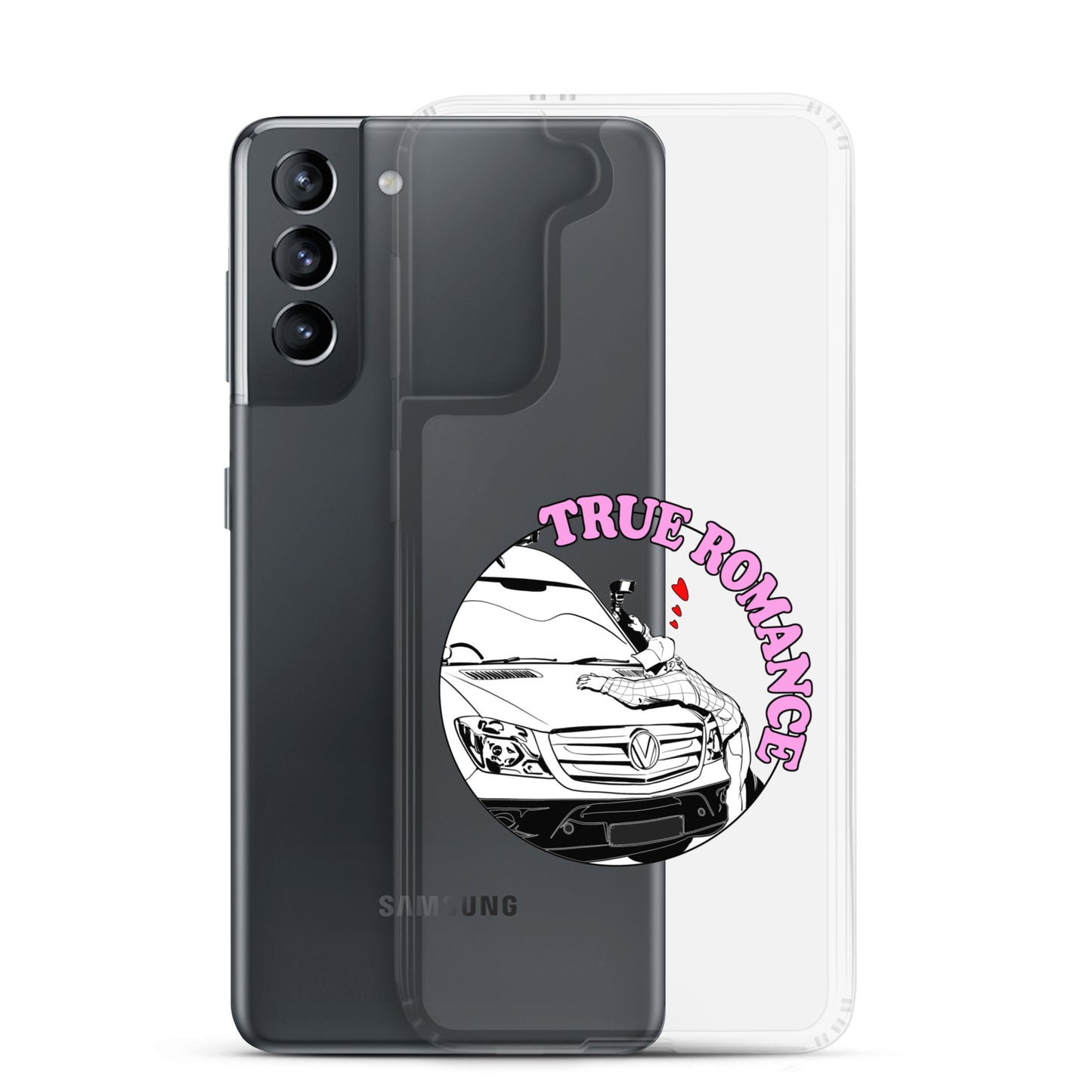 Clear Case for Samsung® with “True Romance” (M) logo