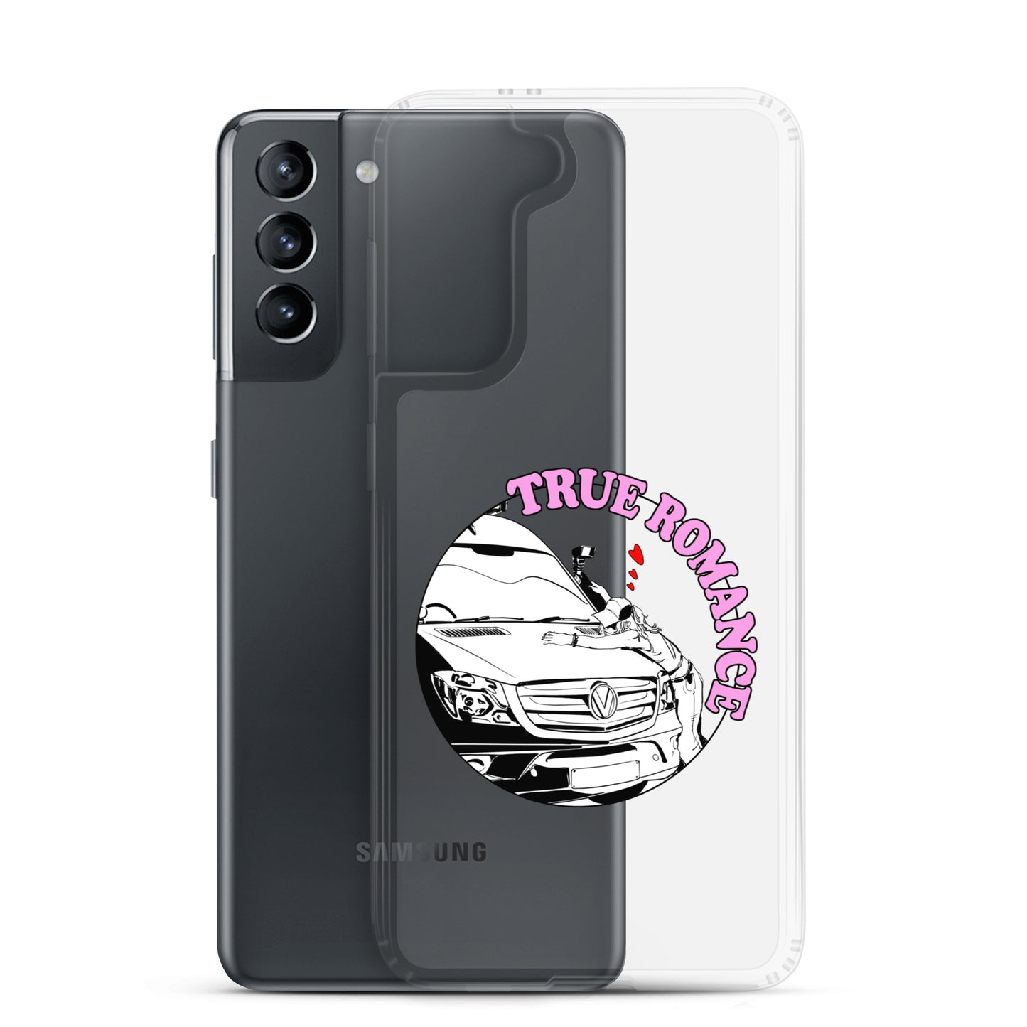 Clear Case for Samsung® with “True Romance” (F) logo