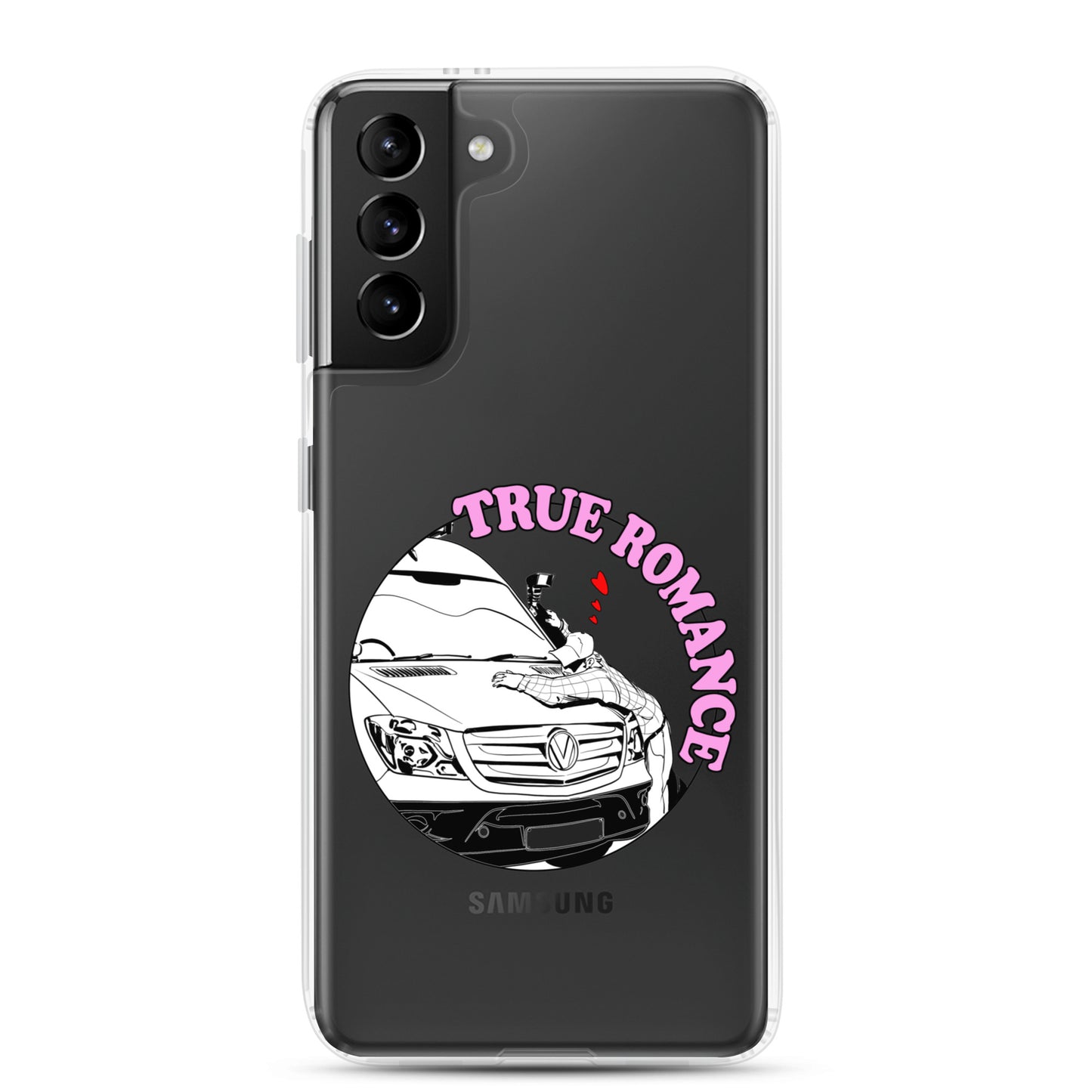 Clear Case for Samsung® with “True Romance” (M) logo