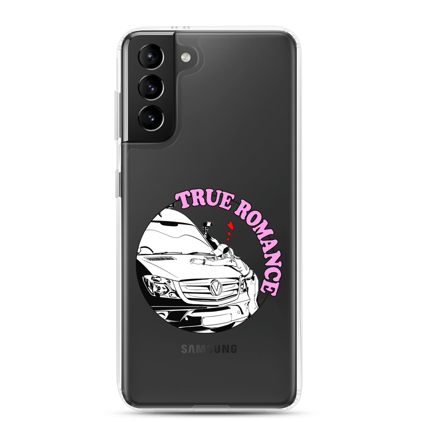 Clear Case for Samsung® with “True Romance” (F) logo