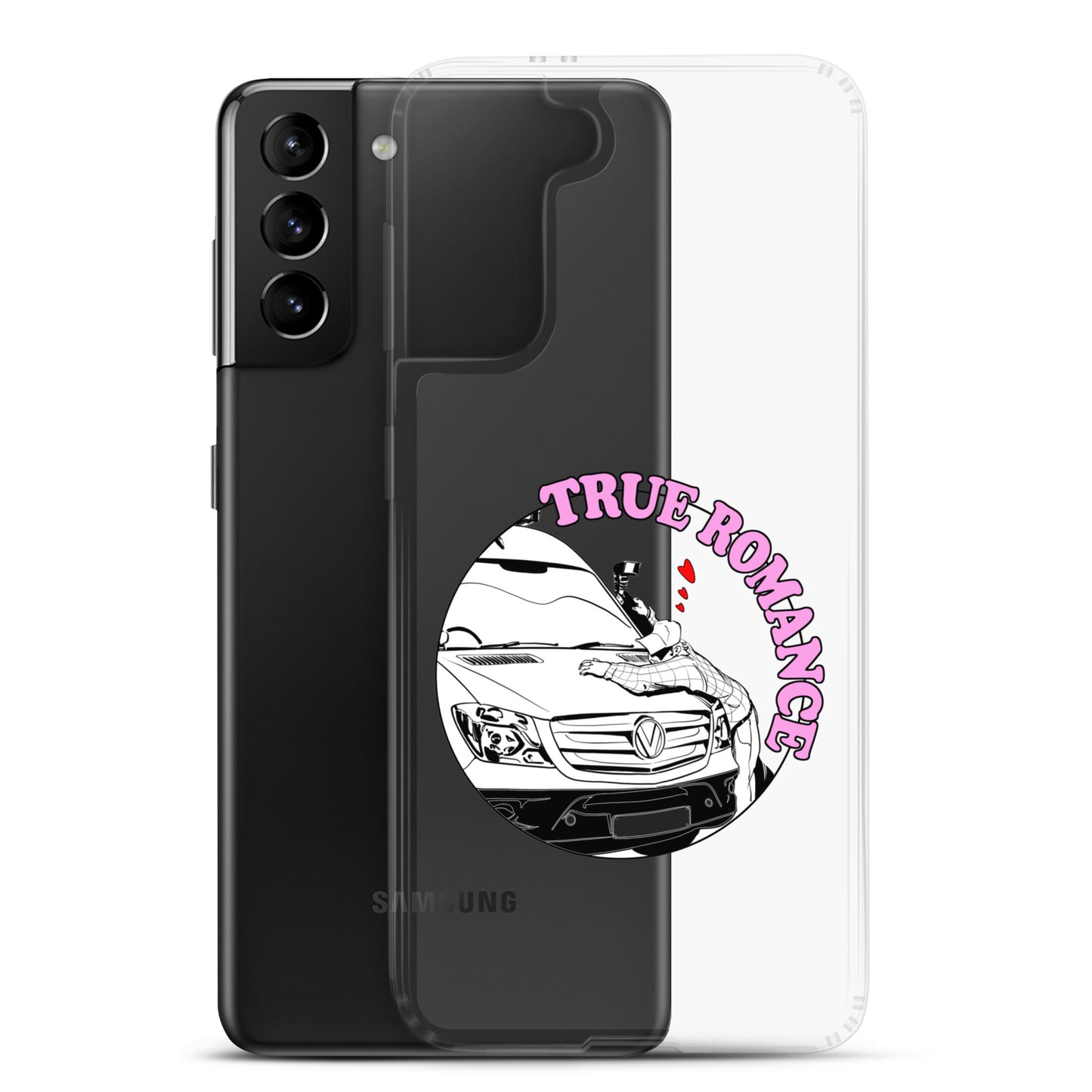 Clear Case for Samsung® with “True Romance” (M) logo