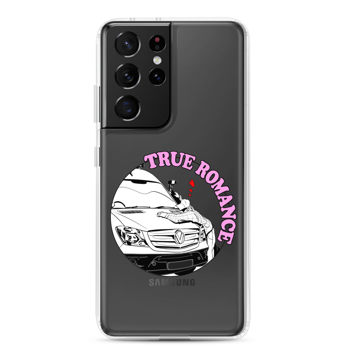 Clear Case for Samsung® with “True Romance” (M) logo