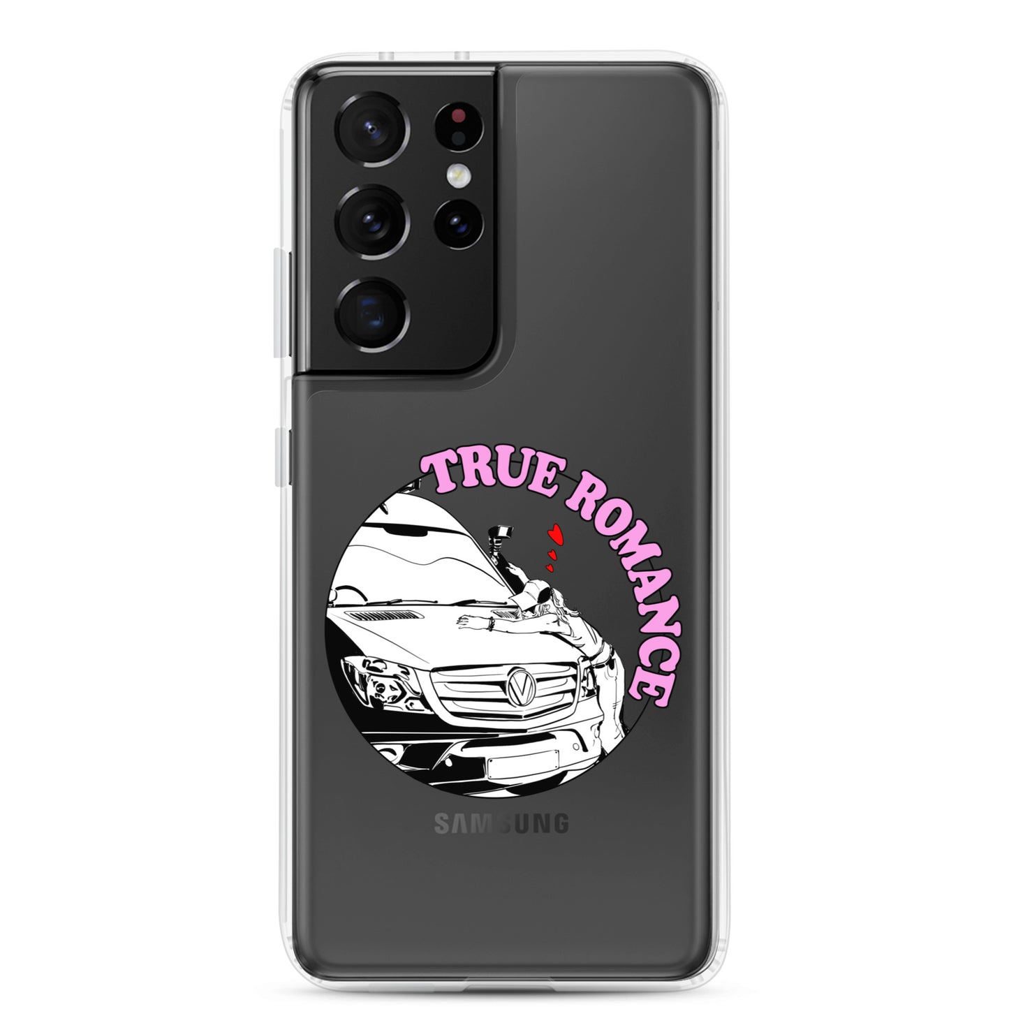 Clear Case for Samsung® with “True Romance” (F) logo