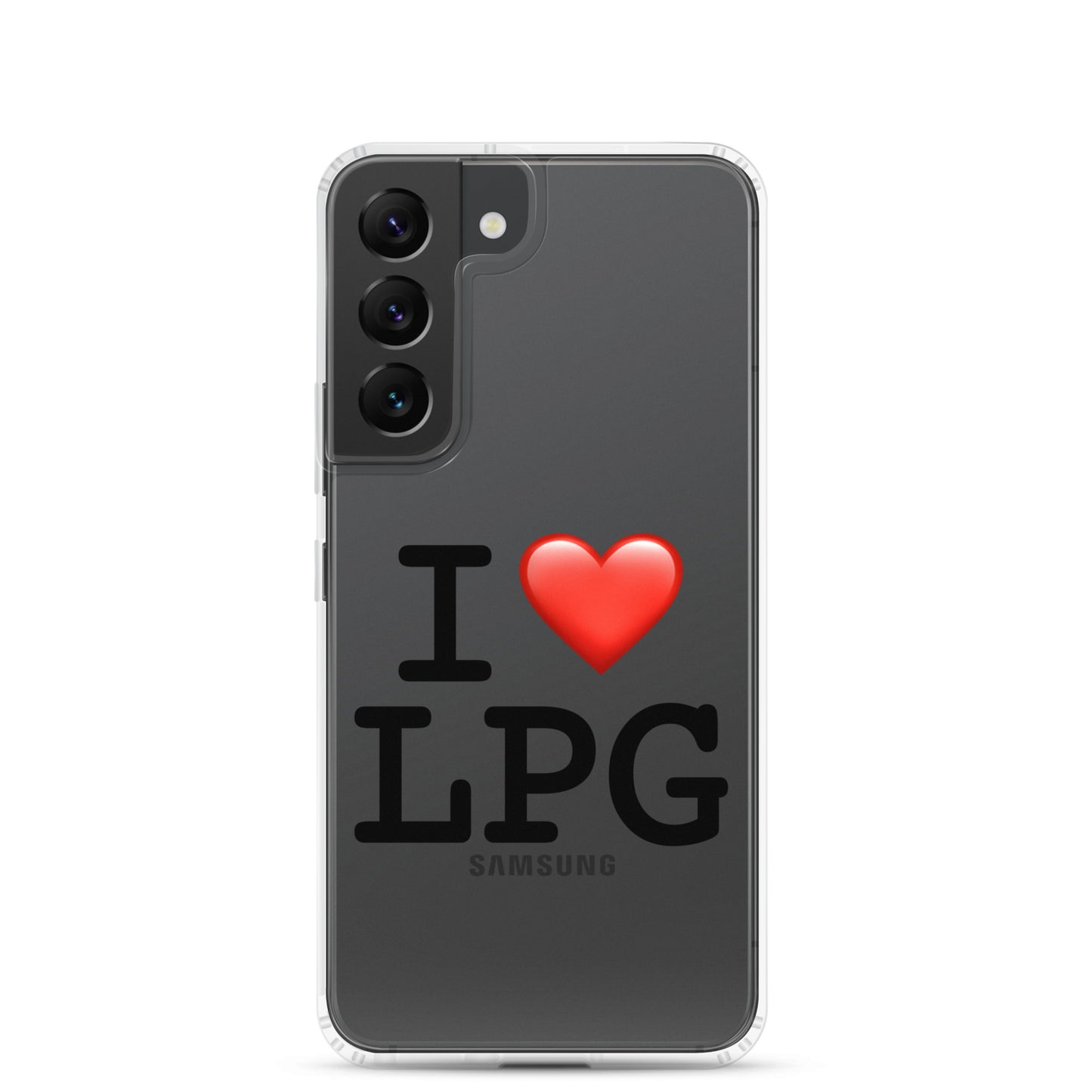 Clear Case for Samsung® with “I H LPG” logo