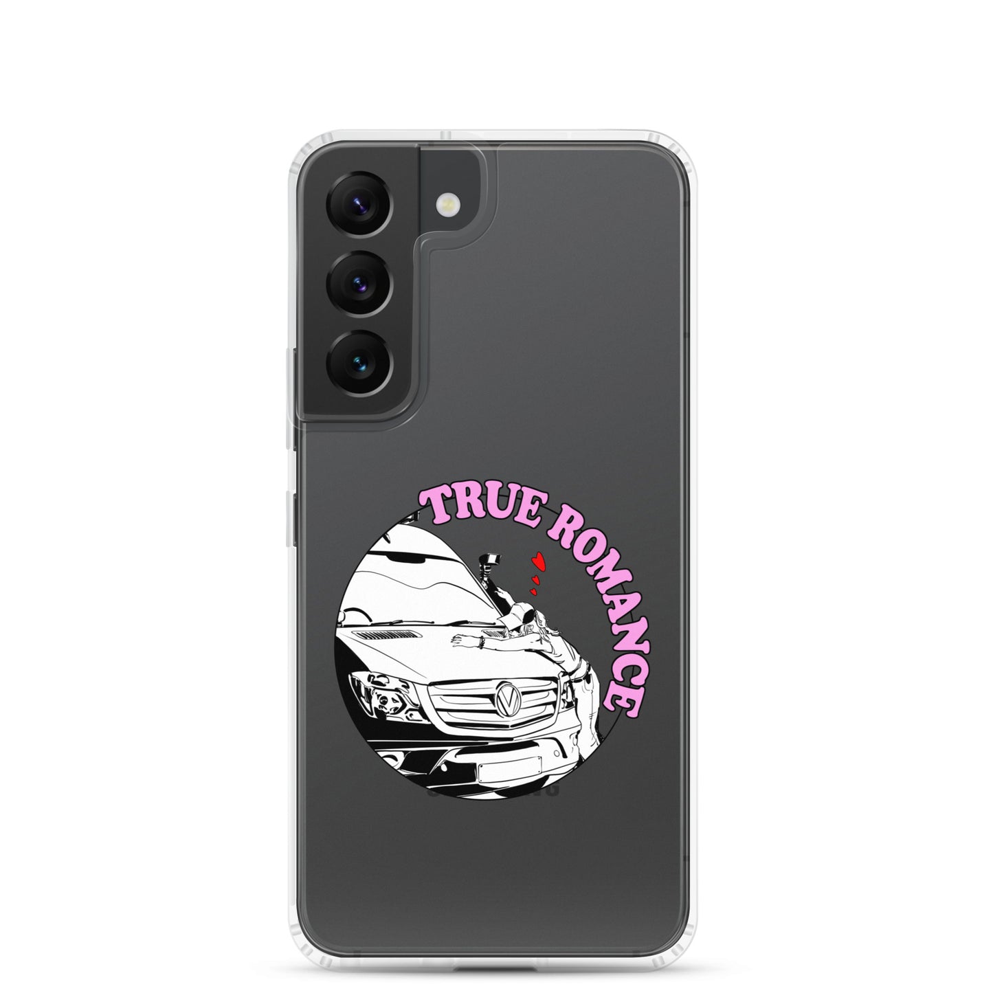 Clear Case for Samsung® with “True Romance” (F) logo