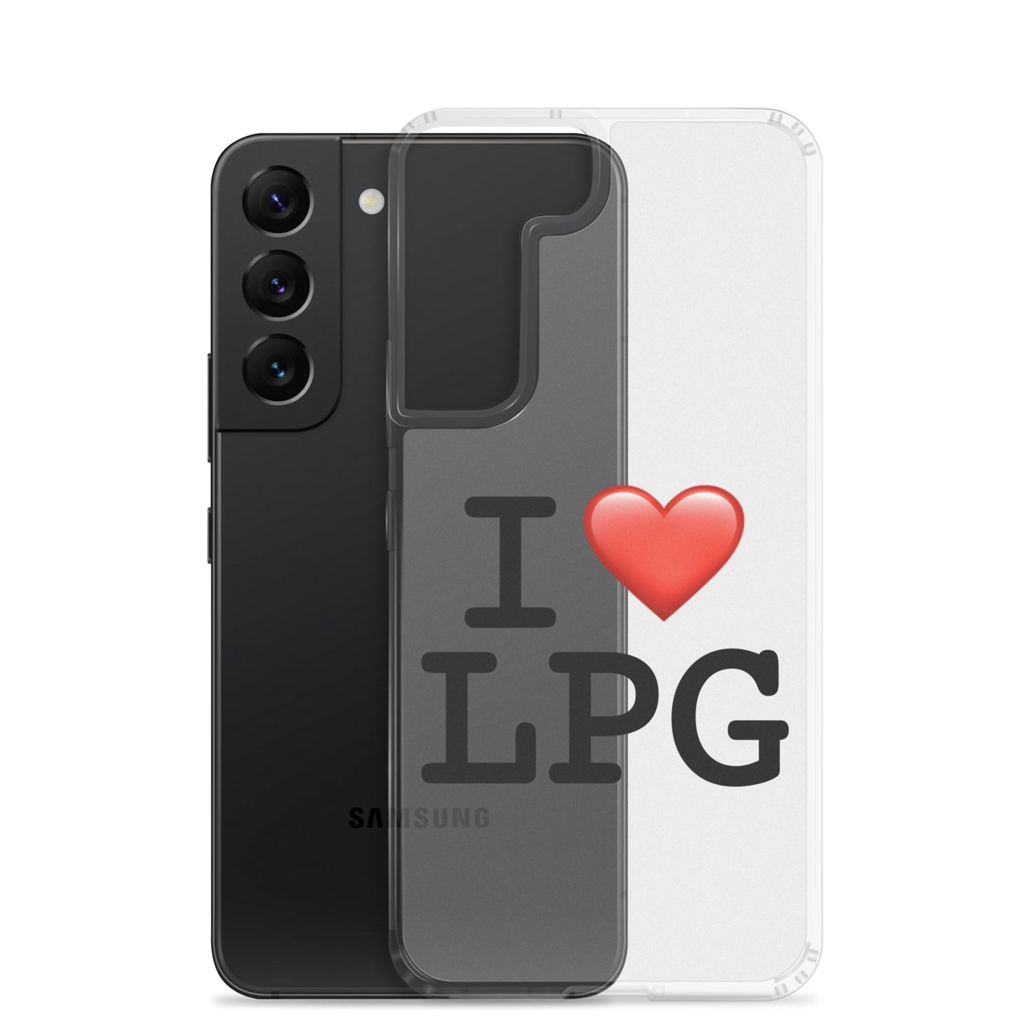 Clear Case for Samsung® with “I H LPG” logo