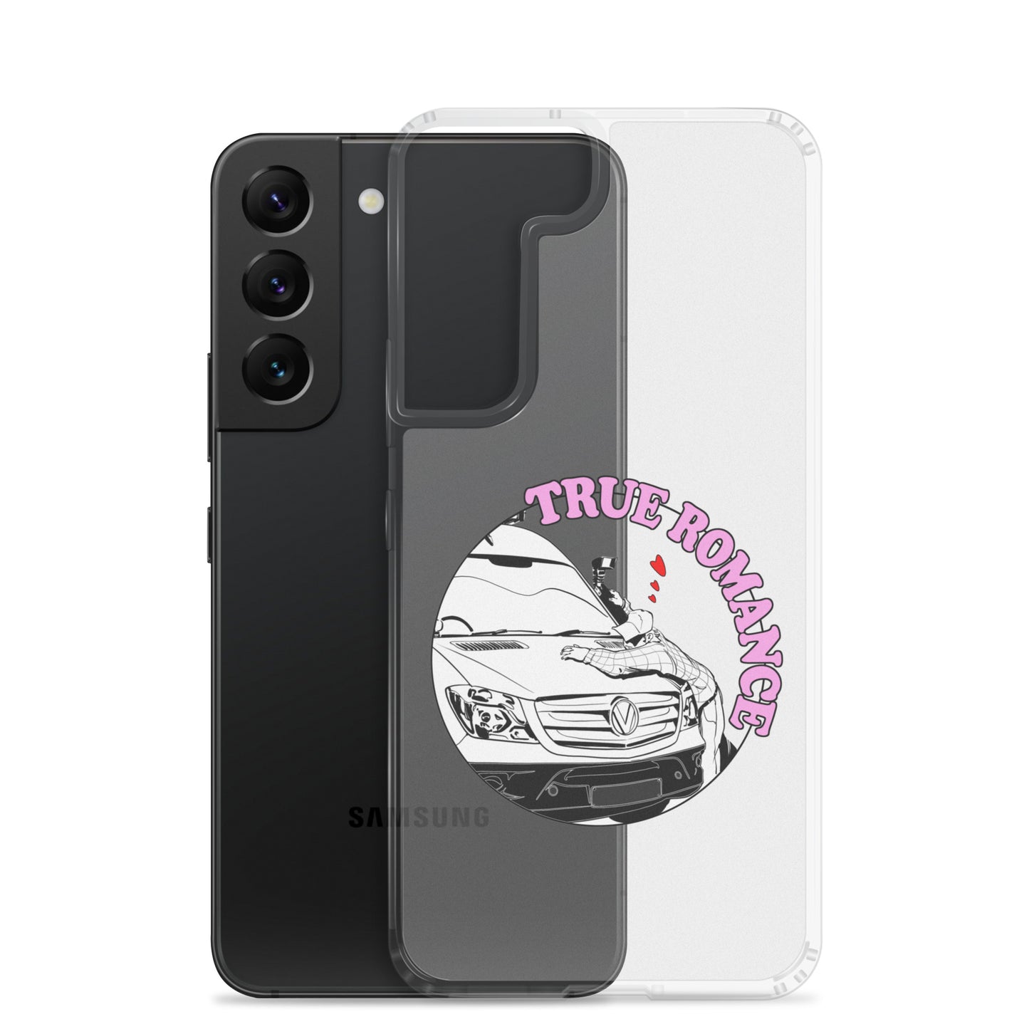 Clear Case for Samsung® with “True Romance” (M) logo