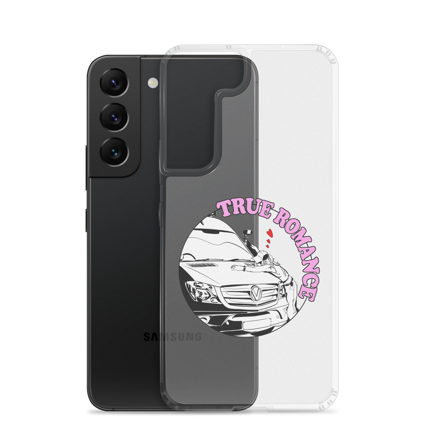 Clear Case for Samsung® with “True Romance” (F) logo