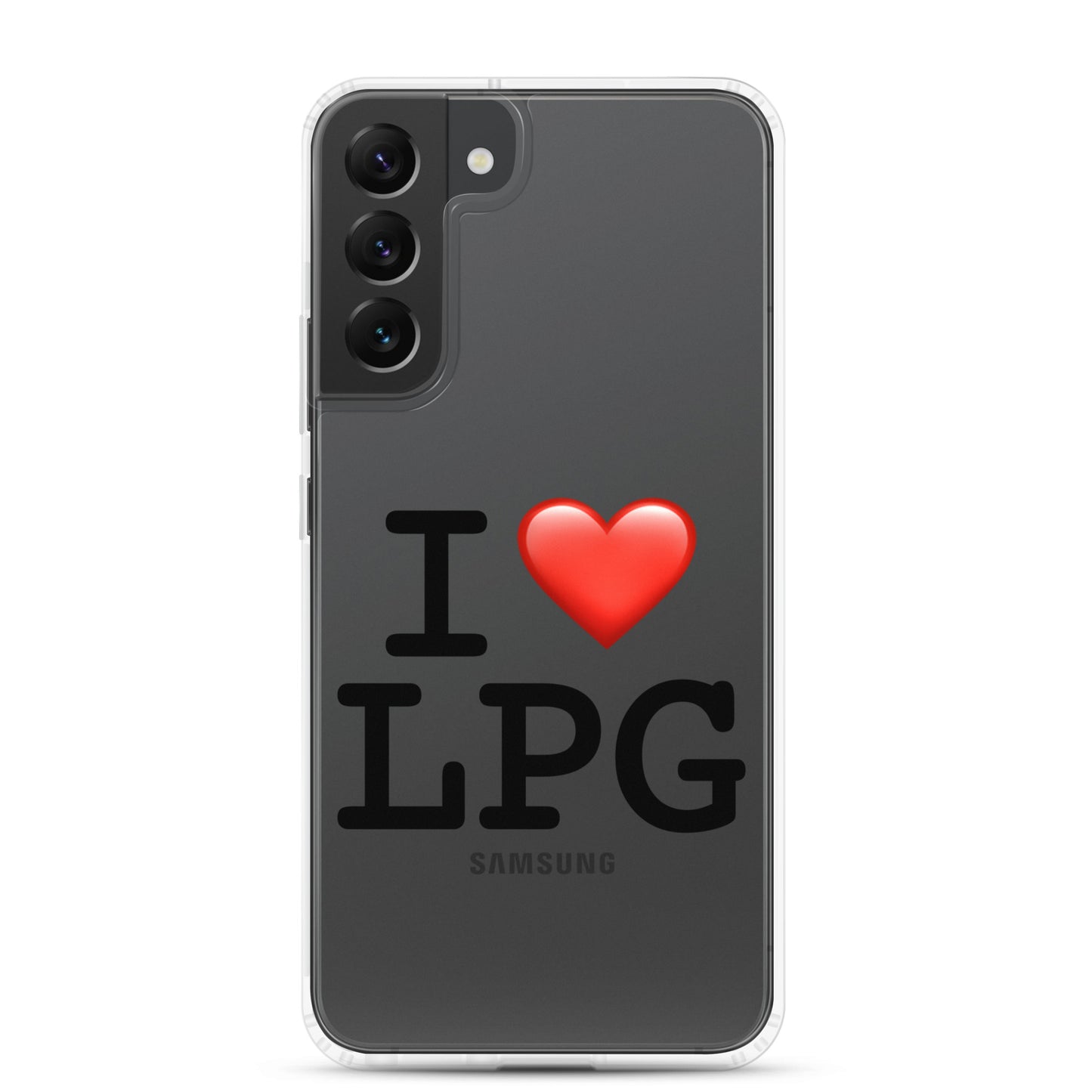 Clear Case for Samsung® with “I H LPG” logo