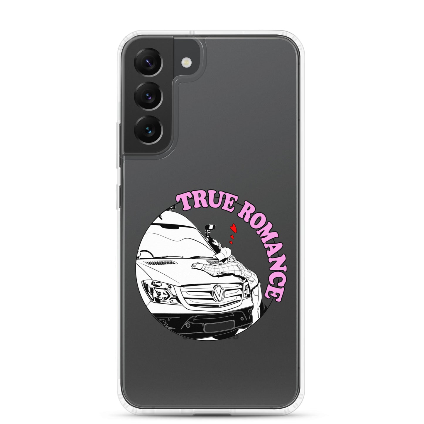 Clear Case for Samsung® with “True Romance” (M) logo