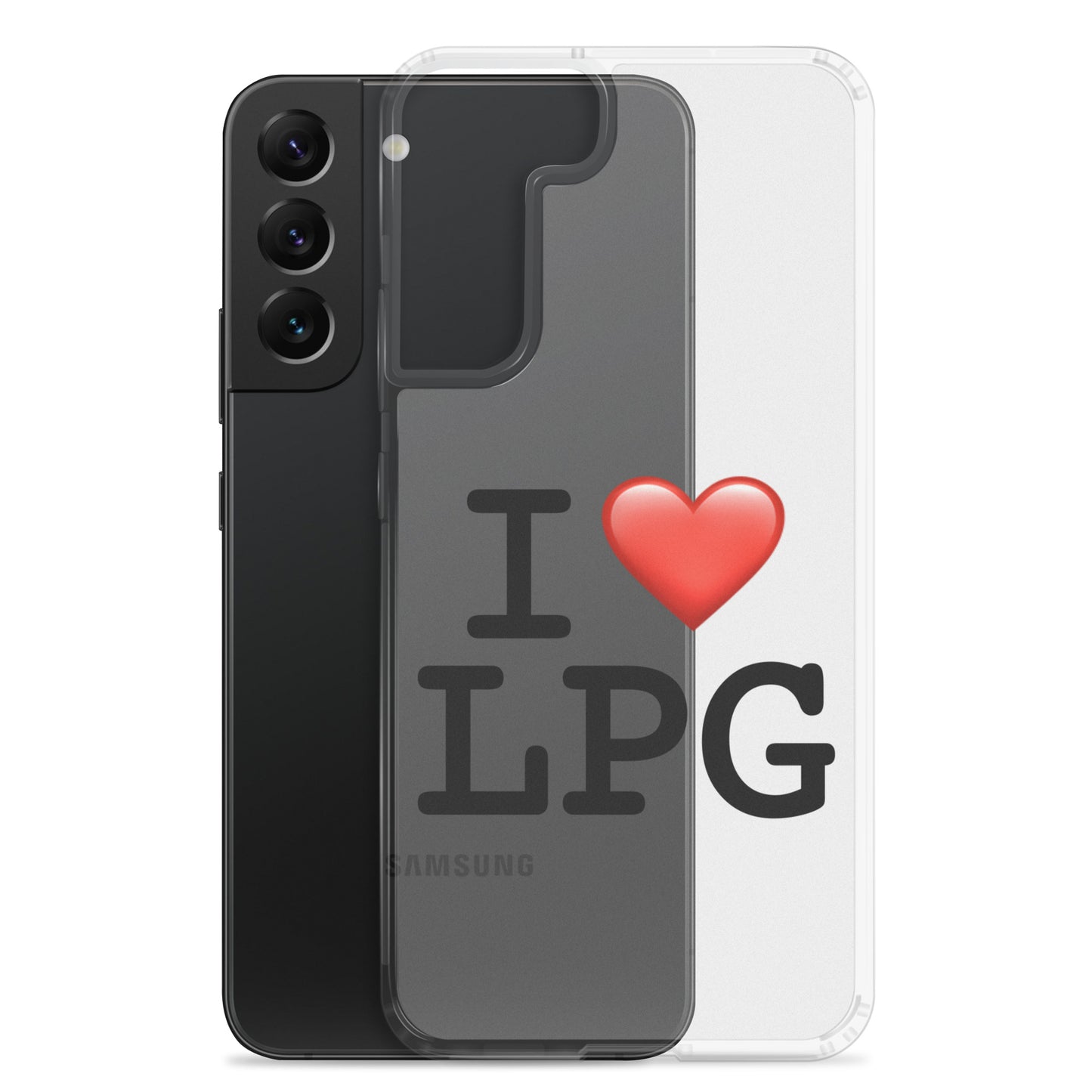 Clear Case for Samsung® with “I H LPG” logo