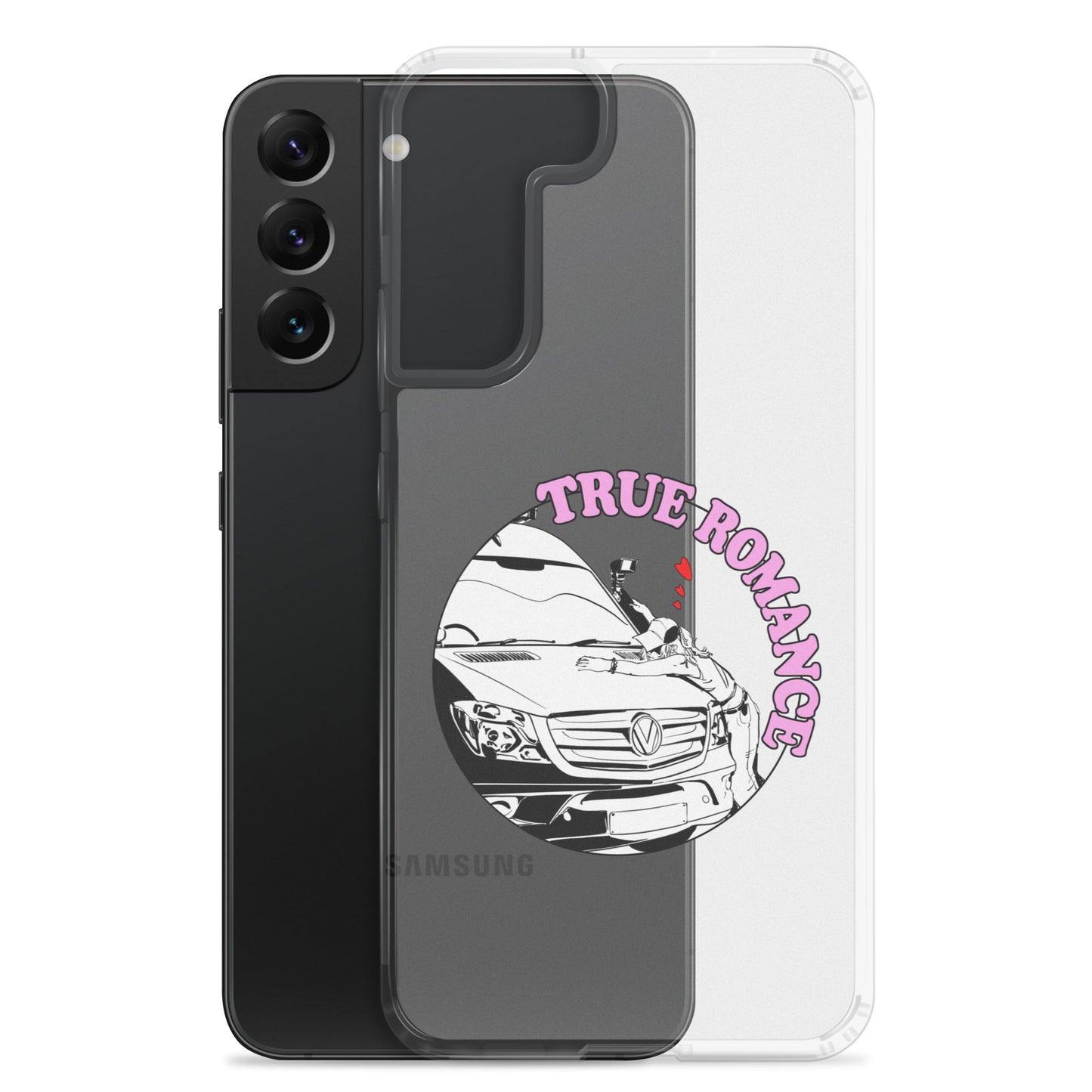 Clear Case for Samsung® with “True Romance” (F) logo