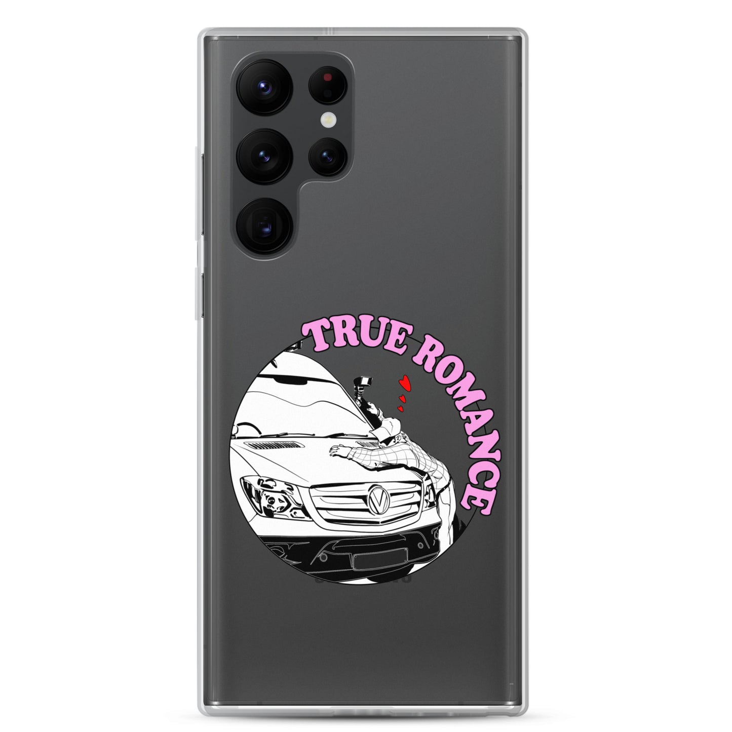 Clear Case for Samsung® with “True Romance” (M) logo