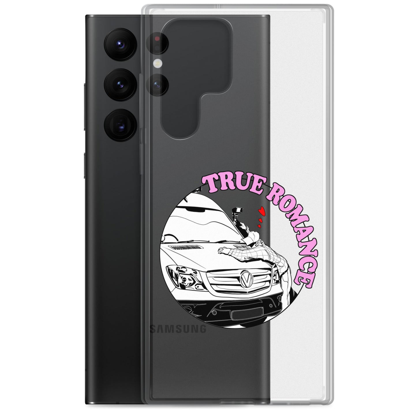 Clear Case for Samsung® with “True Romance” (M) logo