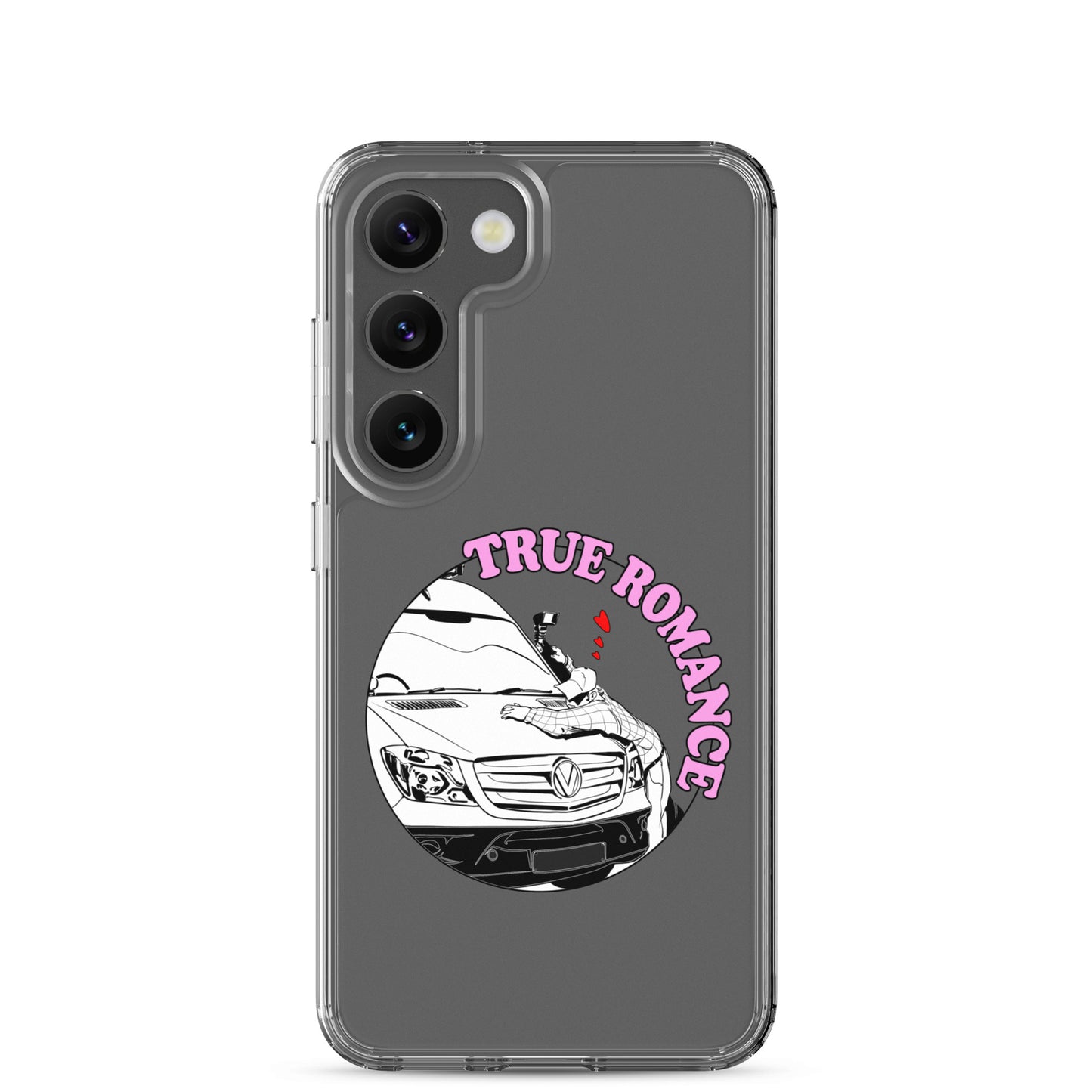 Clear Case for Samsung® with “True Romance” (M) logo