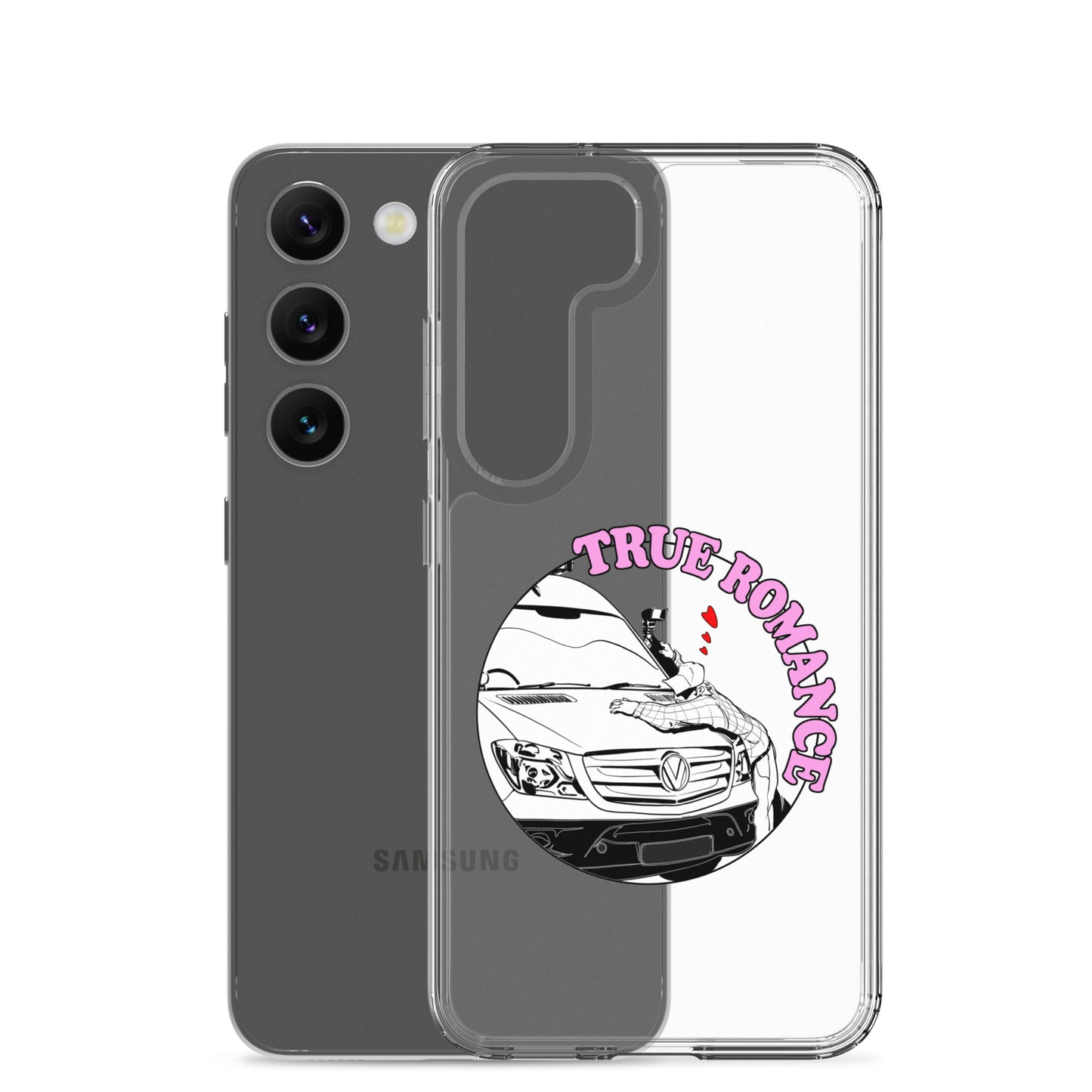 Clear Case for Samsung® with “True Romance” (M) logo