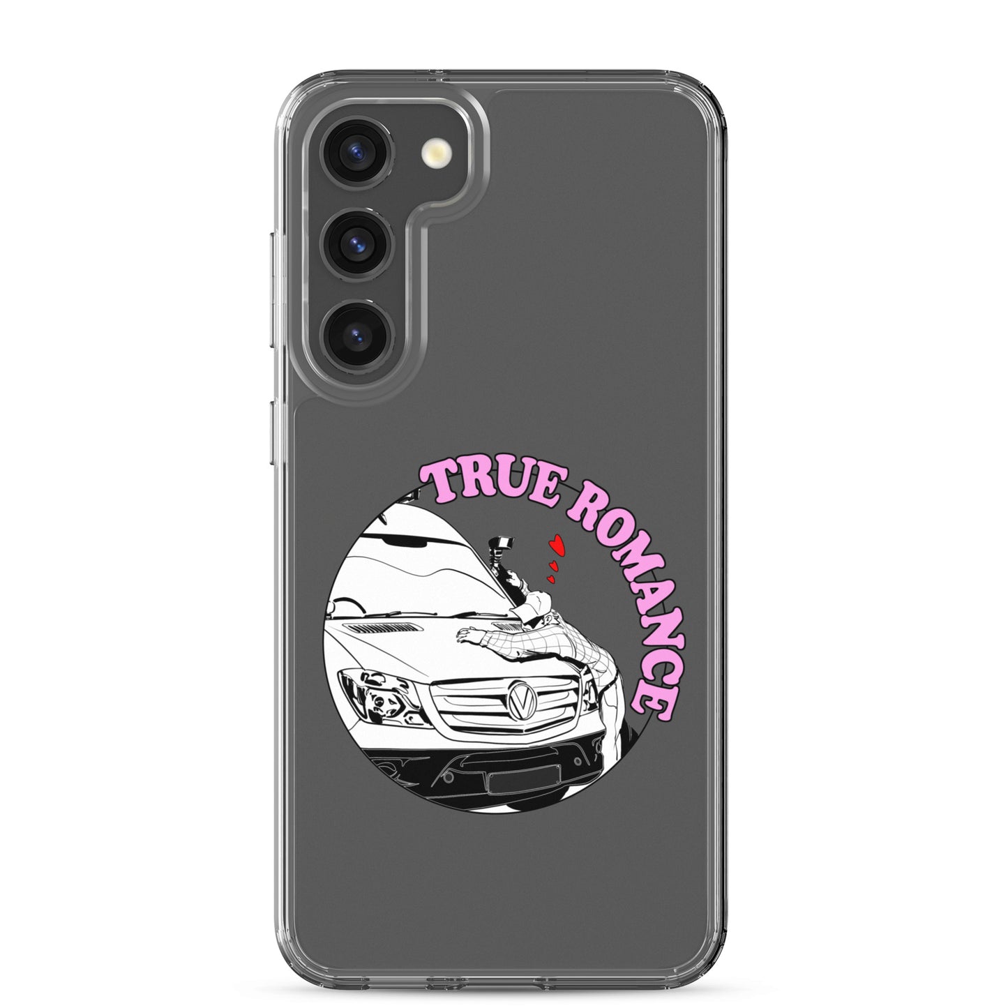 Clear Case for Samsung® with “True Romance” (M) logo