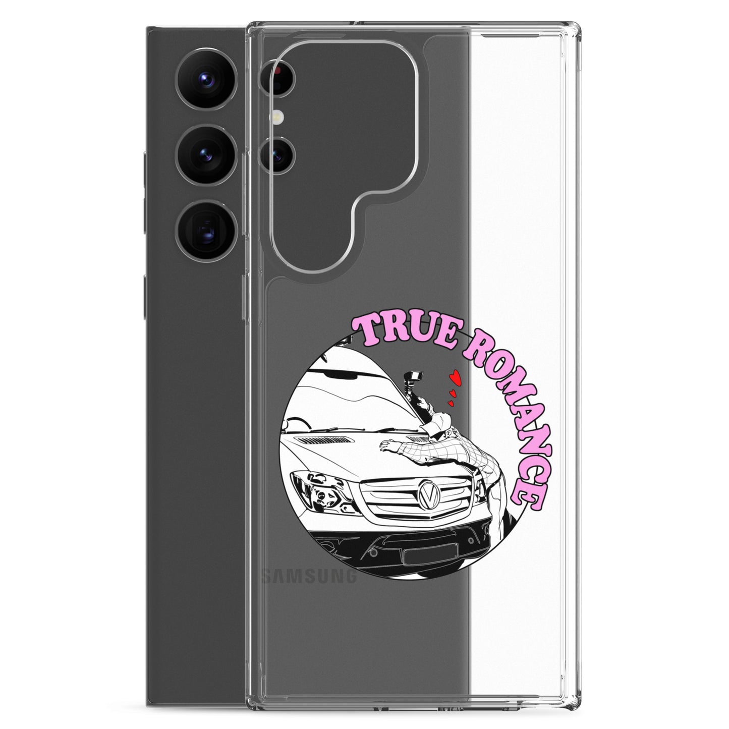 Clear Case for Samsung® with “True Romance” (M) logo