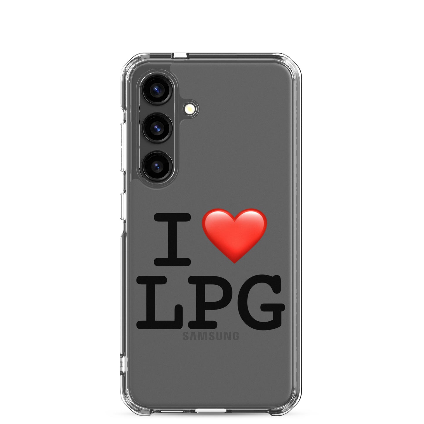 Clear Case for Samsung® with “I H LPG” logo