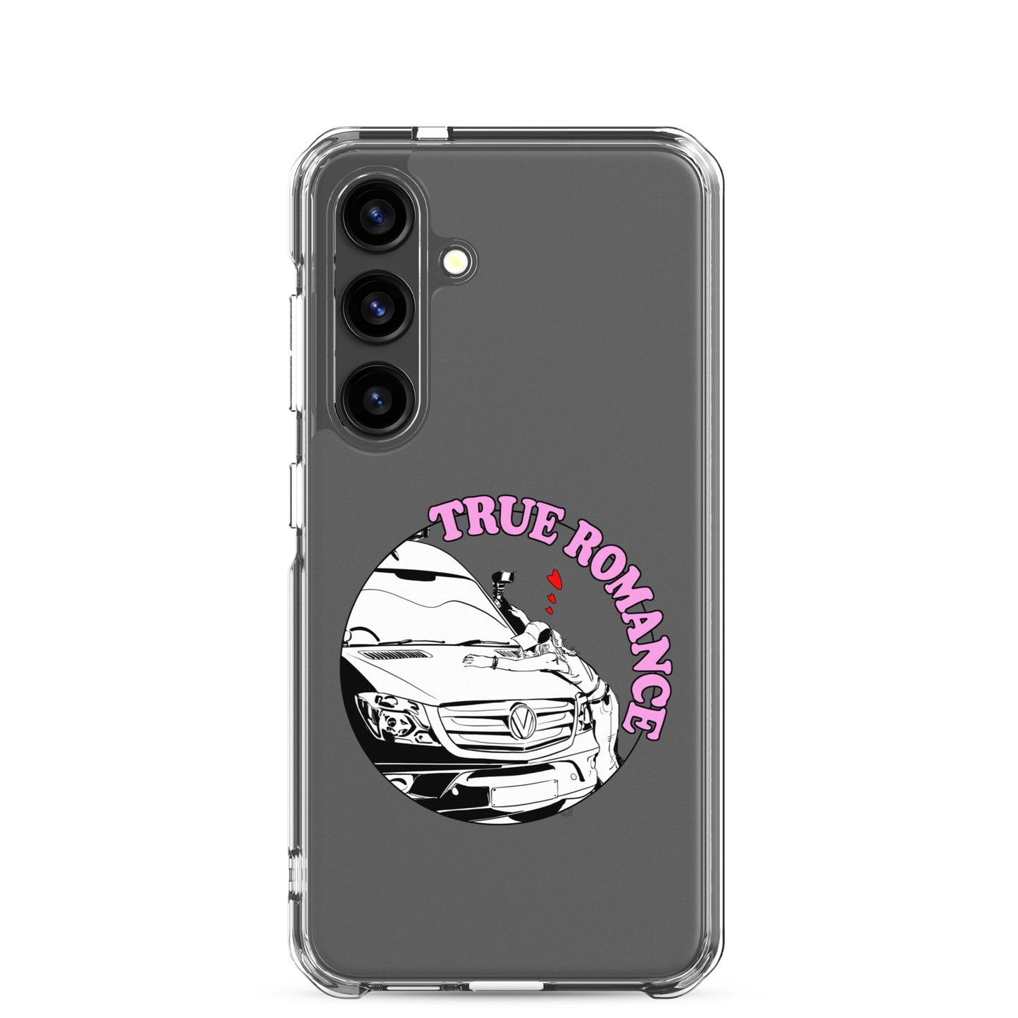 Clear Case for Samsung® with “True Romance” (F) logo