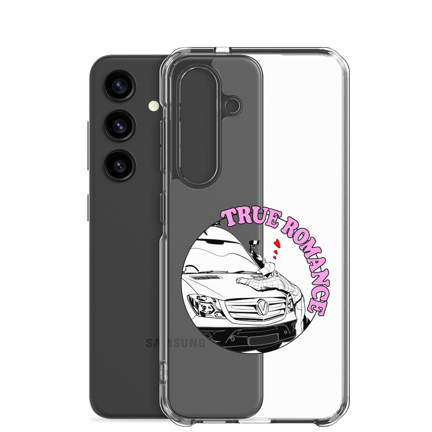 Clear Case for Samsung® with “True Romance” (M) logo