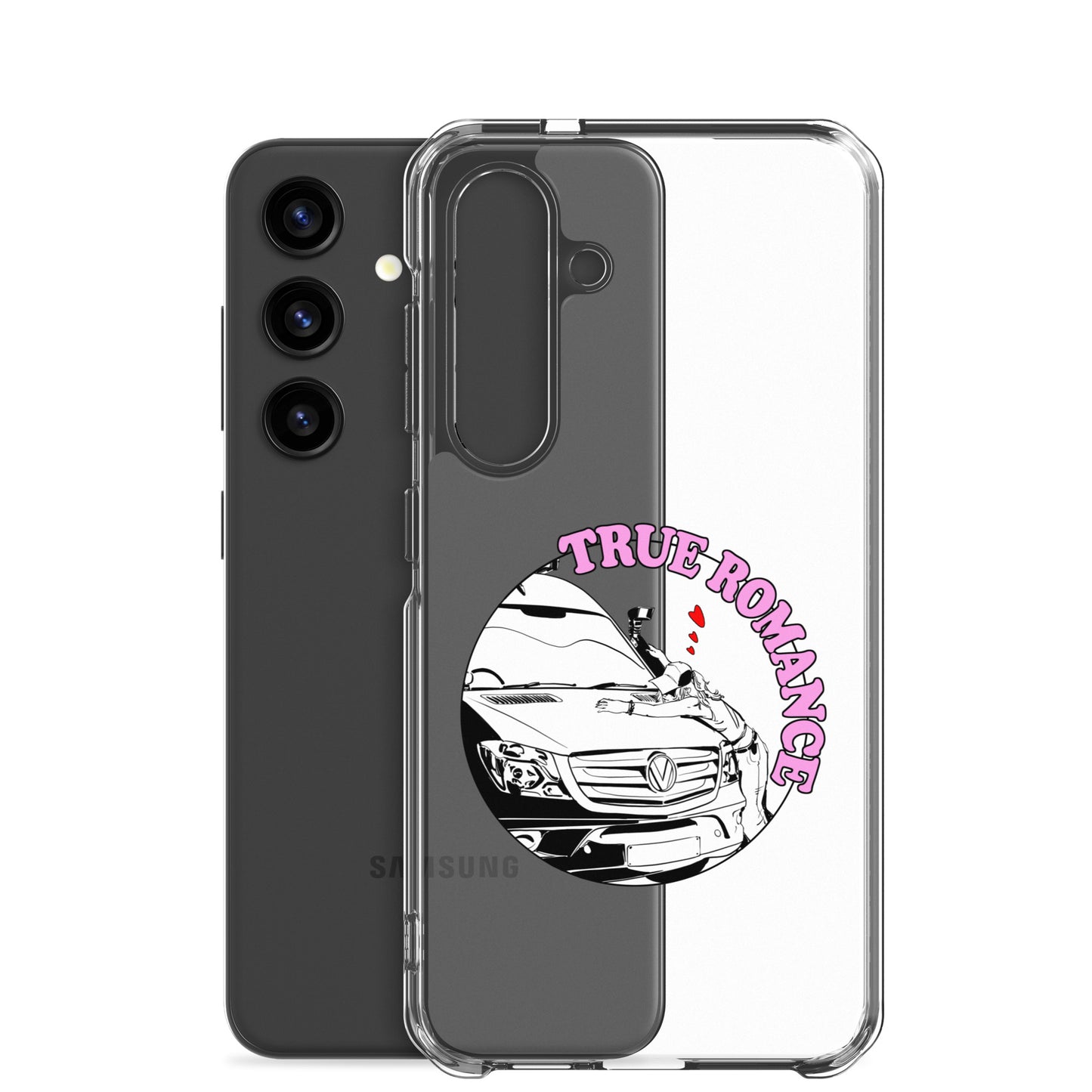 Clear Case for Samsung® with “True Romance” (F) logo