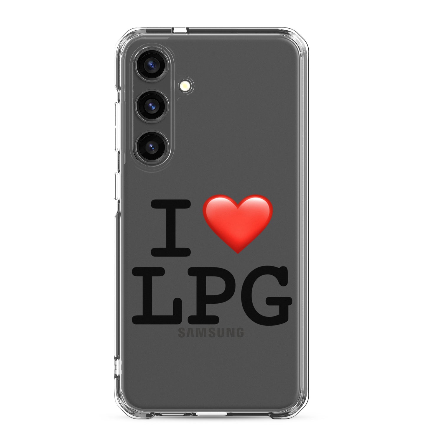 Clear Case for Samsung® with “I H LPG” logo