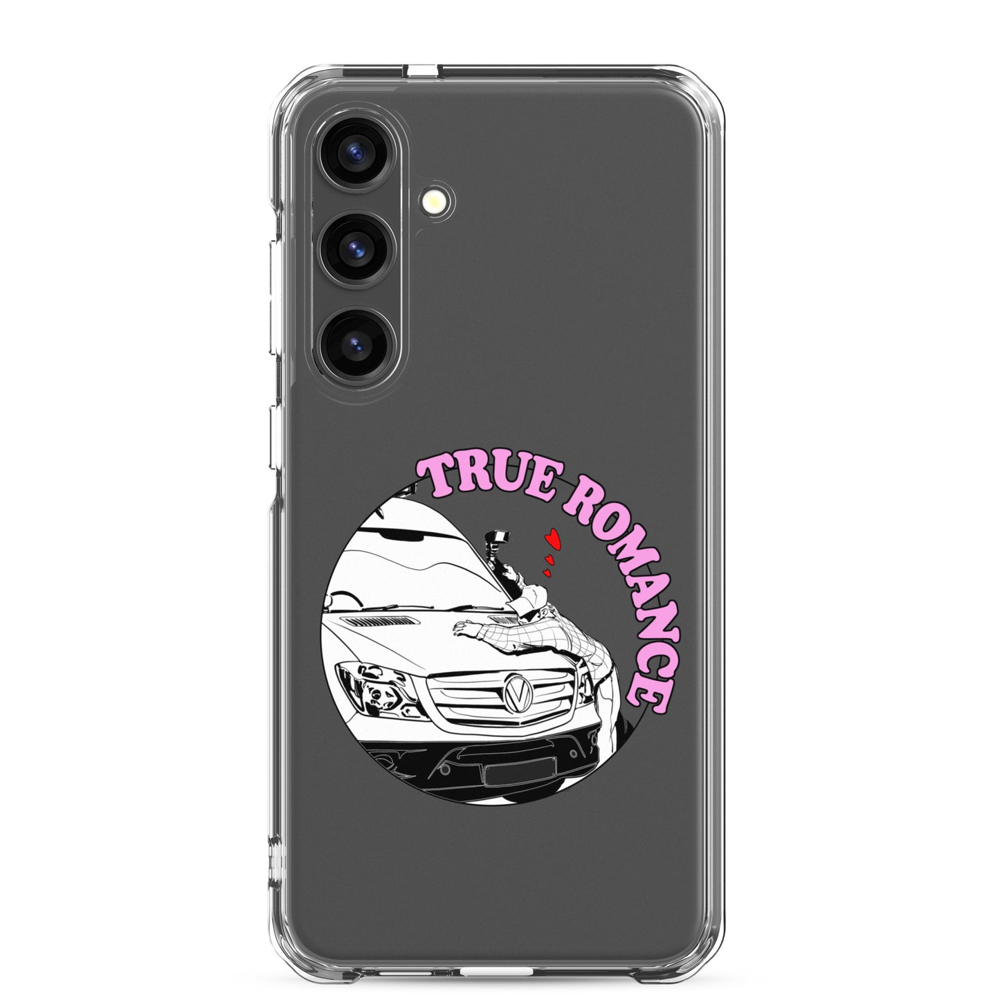 Clear Case for Samsung® with “True Romance” (M) logo