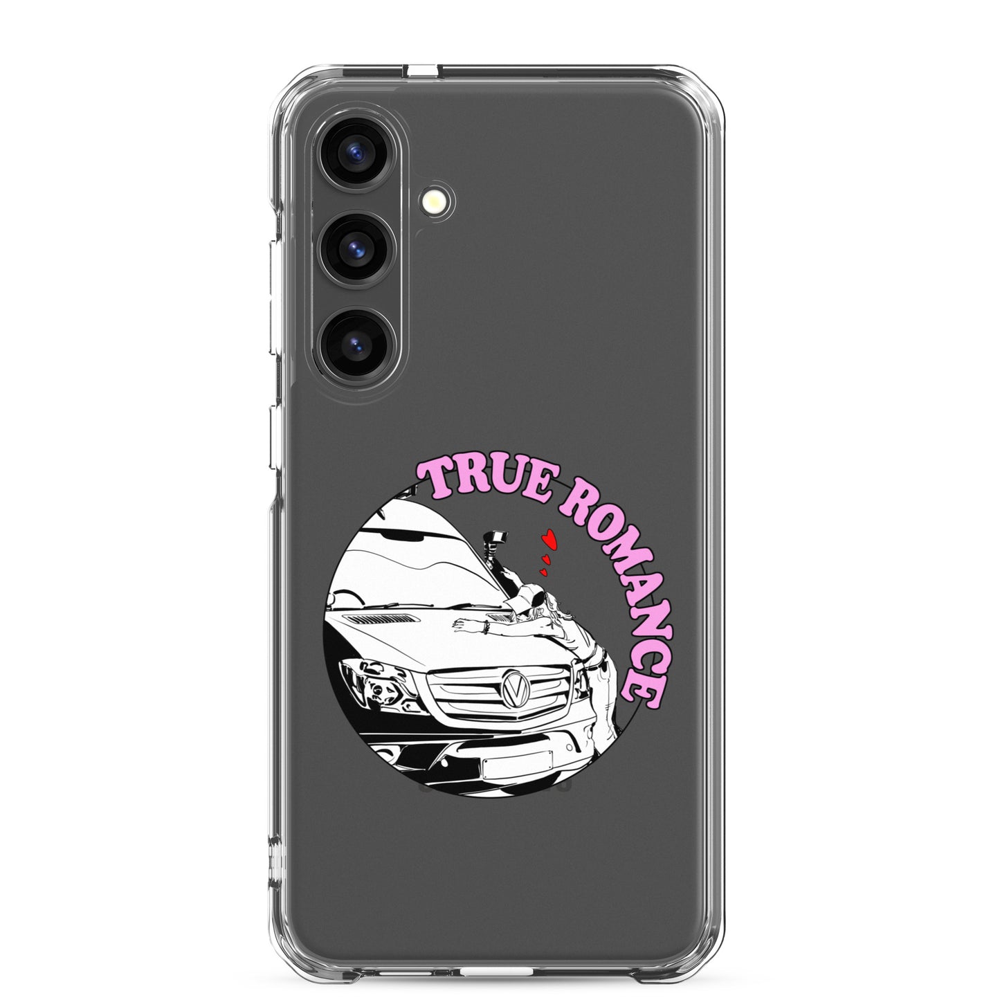 Clear Case for Samsung® with “True Romance” (F) logo